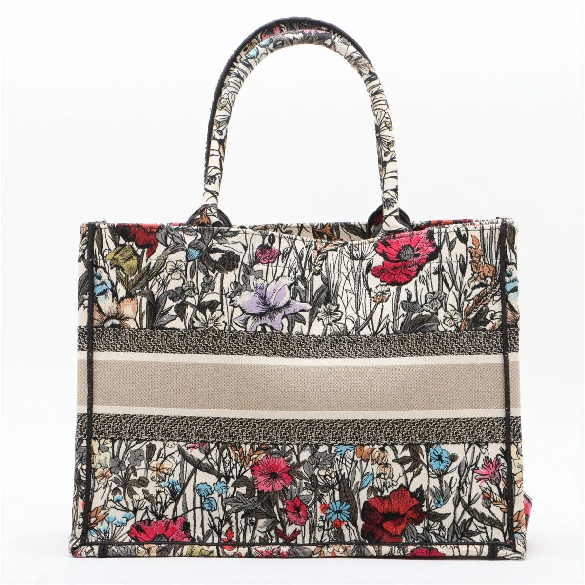 Book Tote Medium Canvas Tote Bag Multicolor — view 2