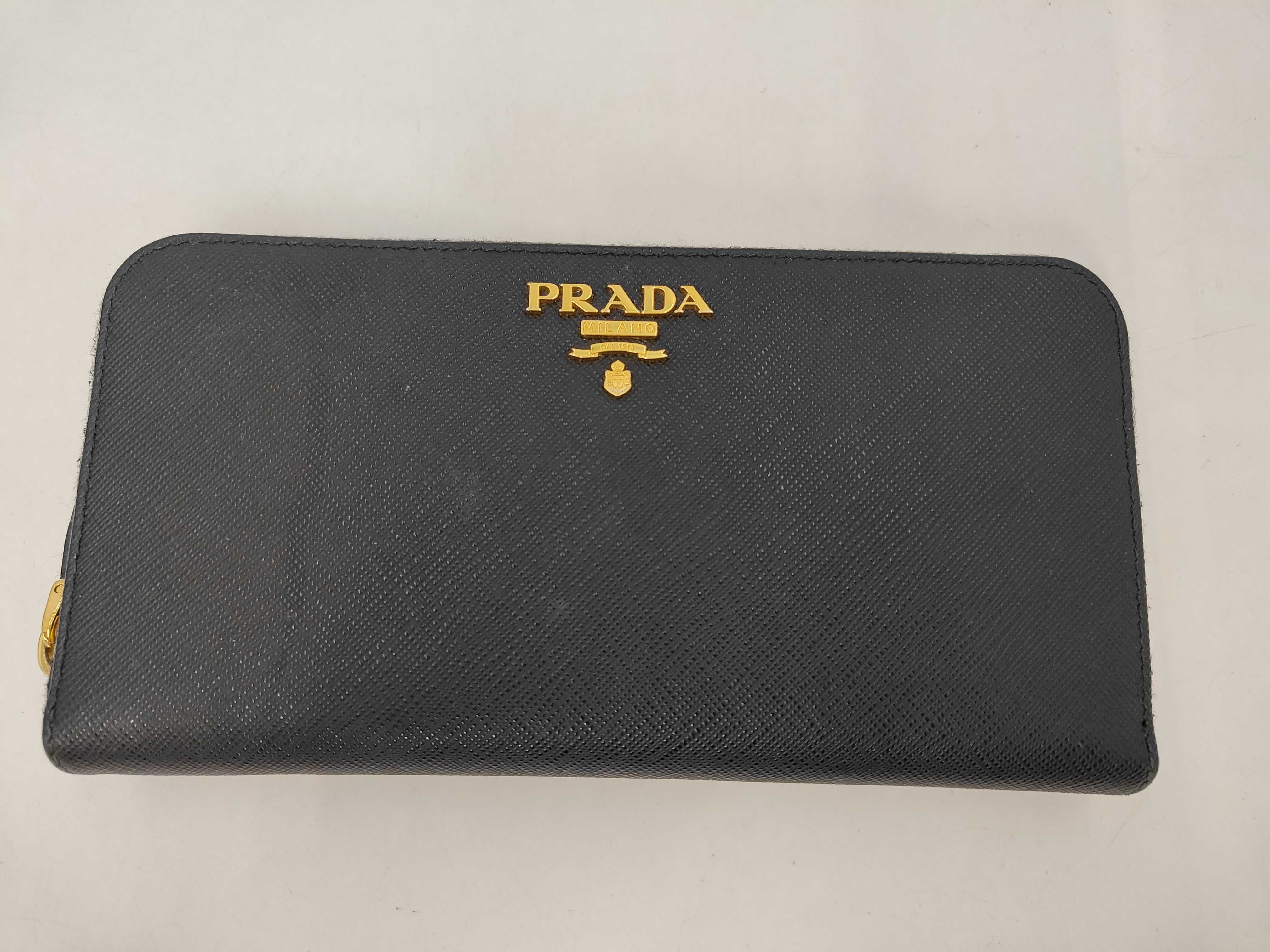 Saffiano Leather Long Wallet