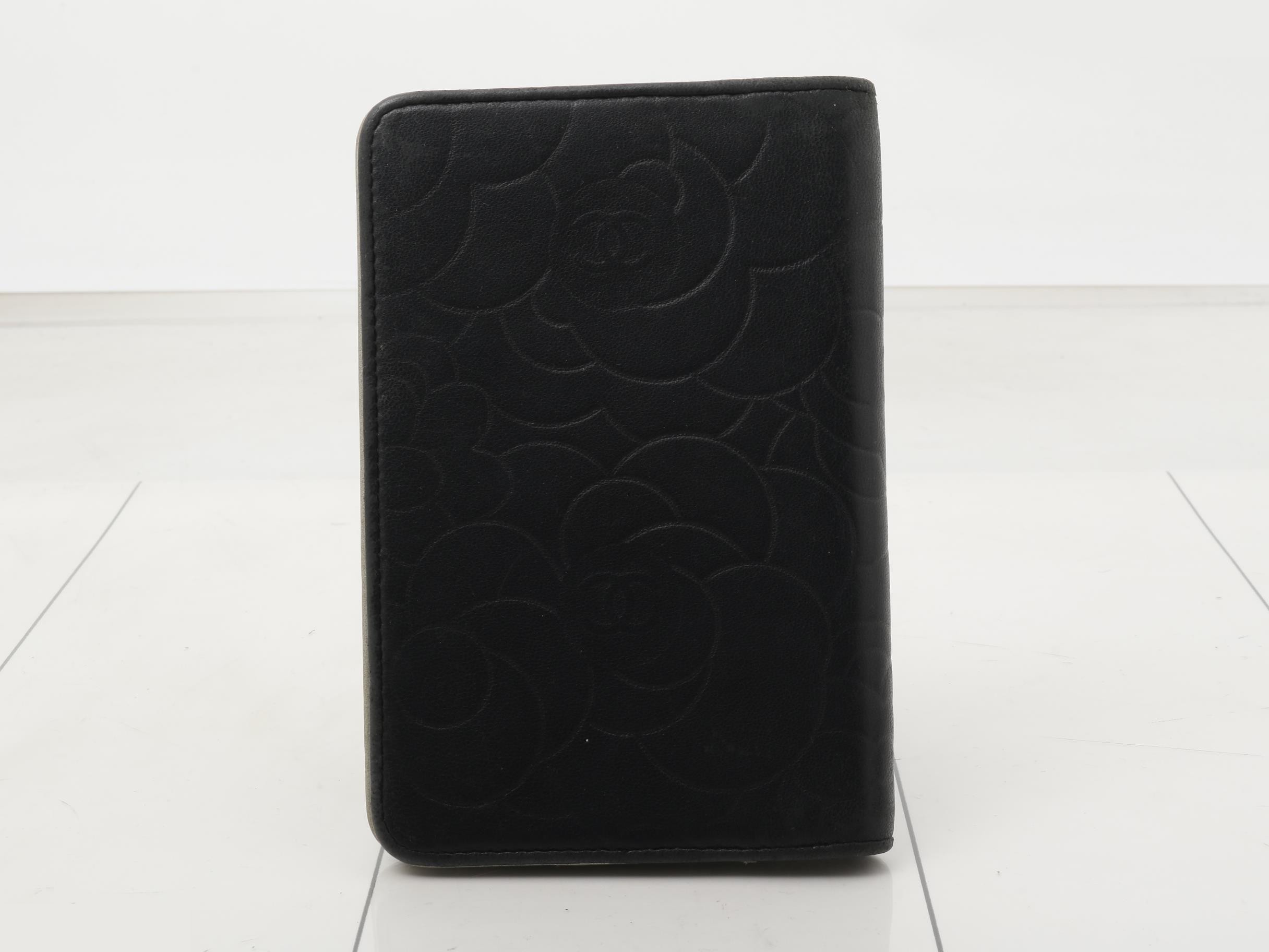 Camellia (bag), notebook cover, card case, etc., Coco Mark, Black — view 2