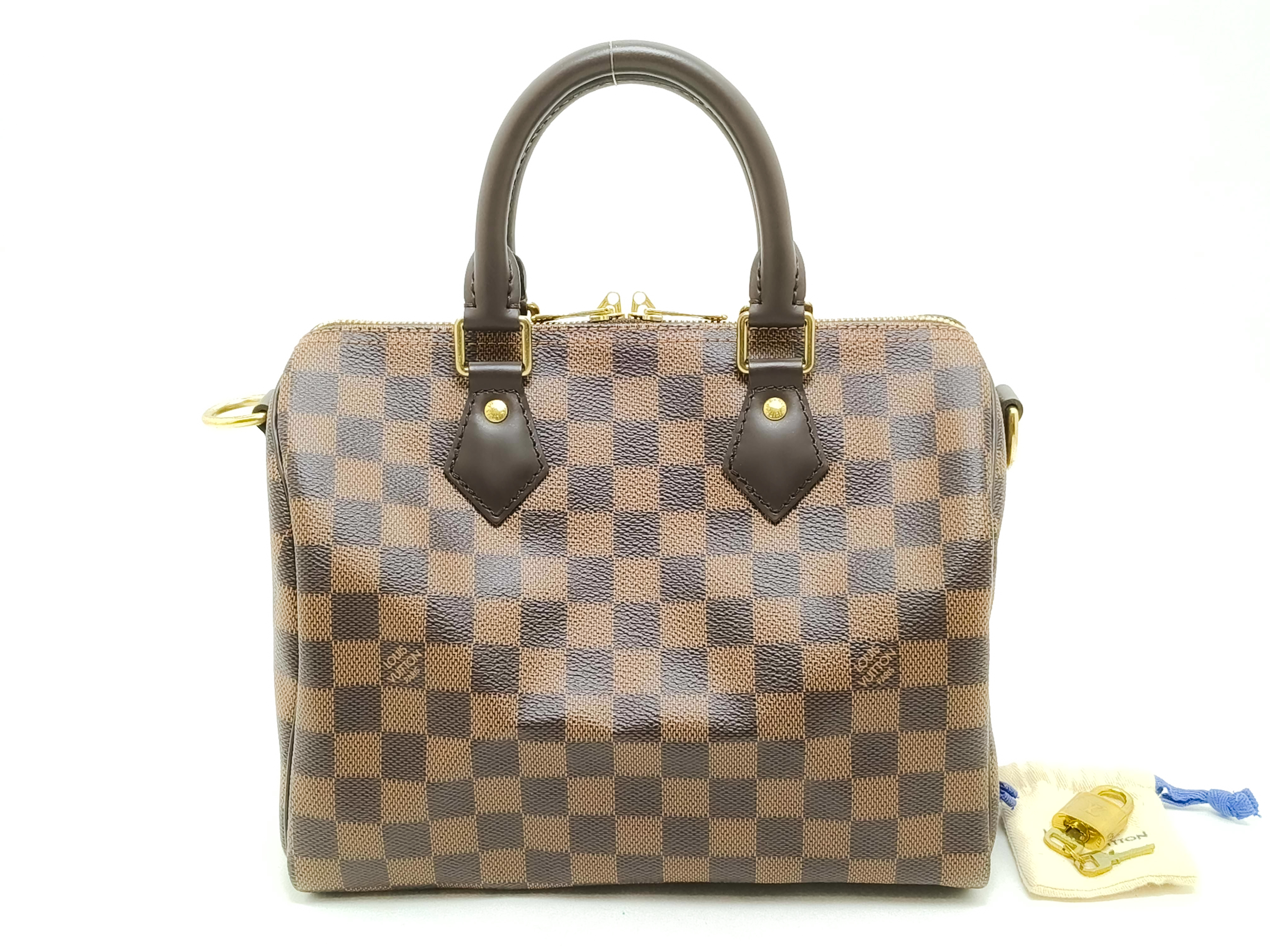 Damier Ebene N40575 Speedy Bandoulière 25 Boston Bag