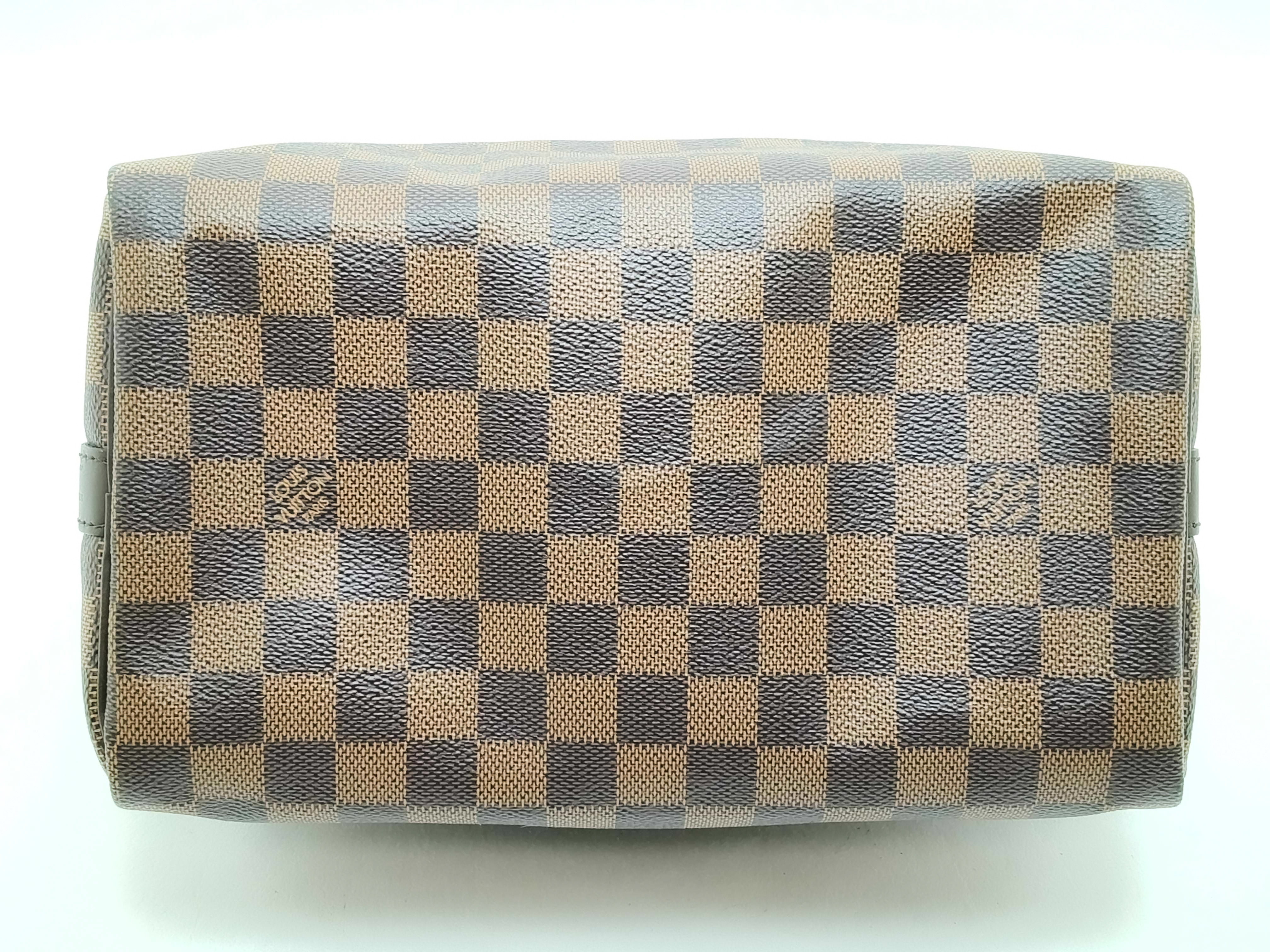 Damier Ebene N40575 Speedy Bandoulière 25 Boston Bag — view 15