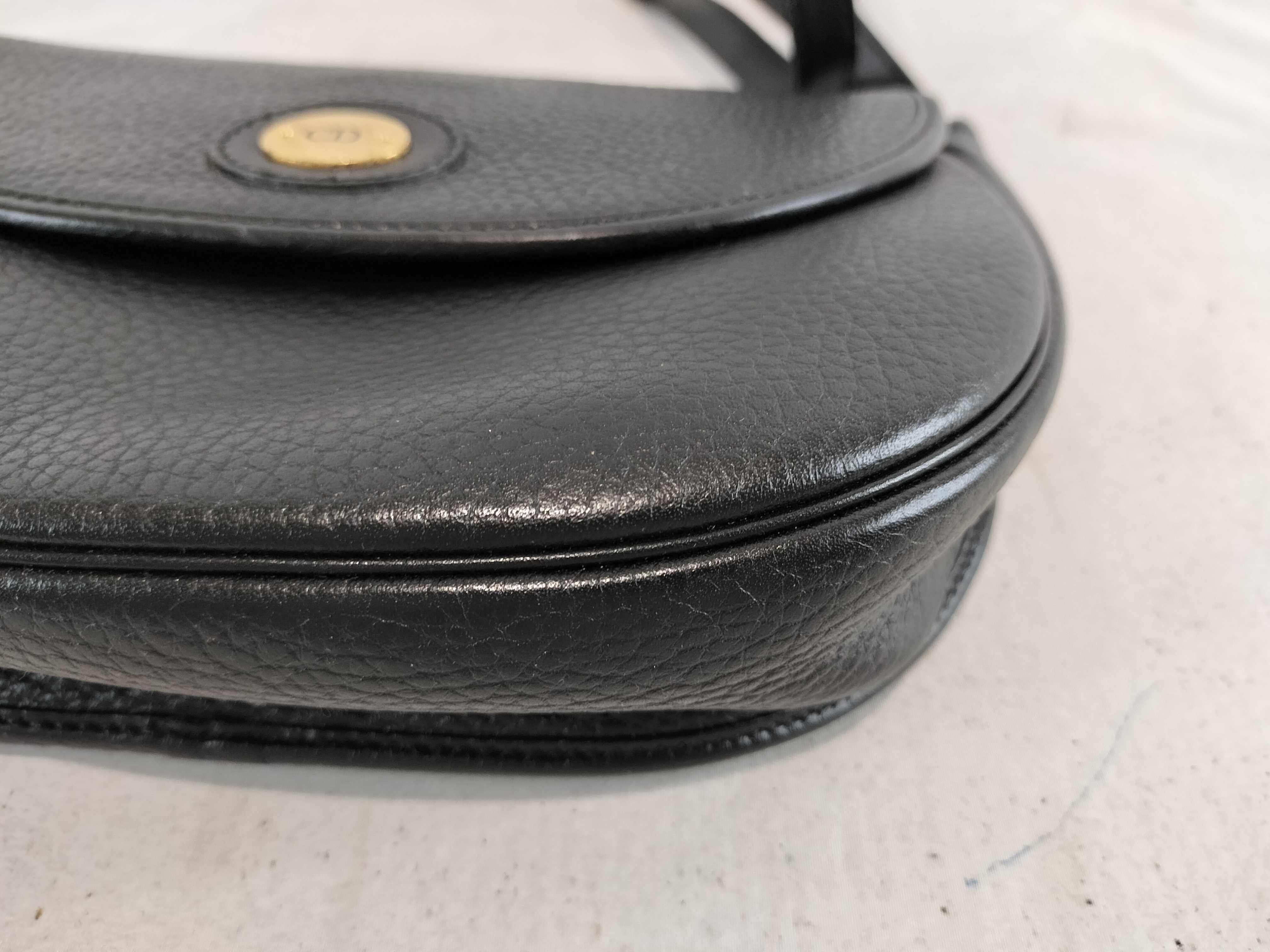 CD logo hardware leather shoulder bag — view 7