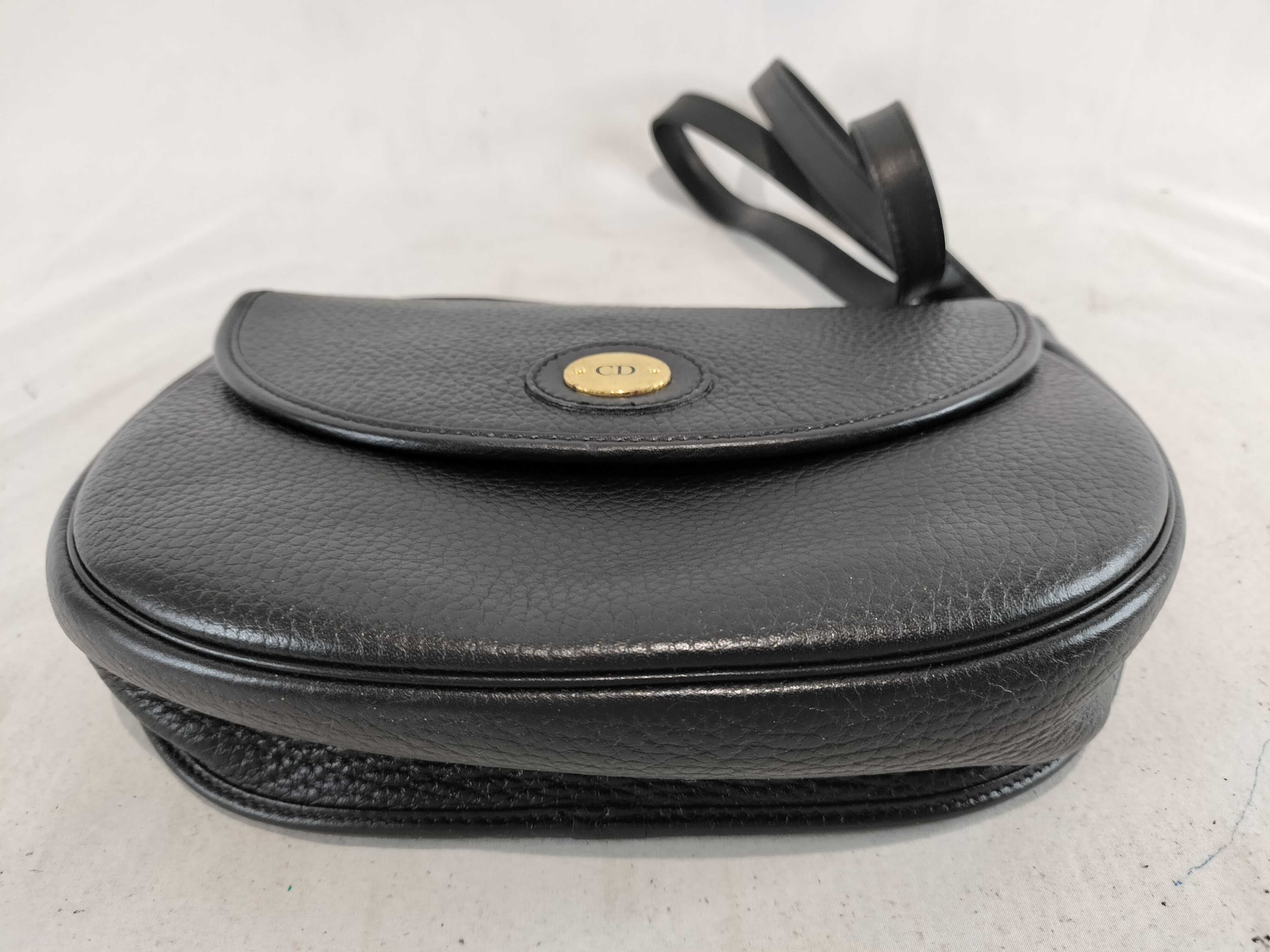 CD logo hardware leather shoulder bag — view 8