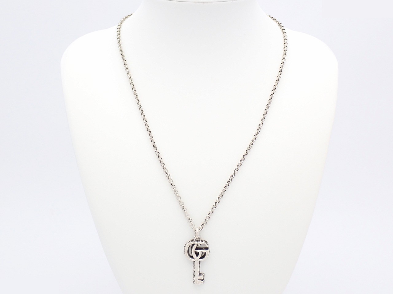 Key Double G Necklace, 925 Sterling Silver, 15.9g — view 2