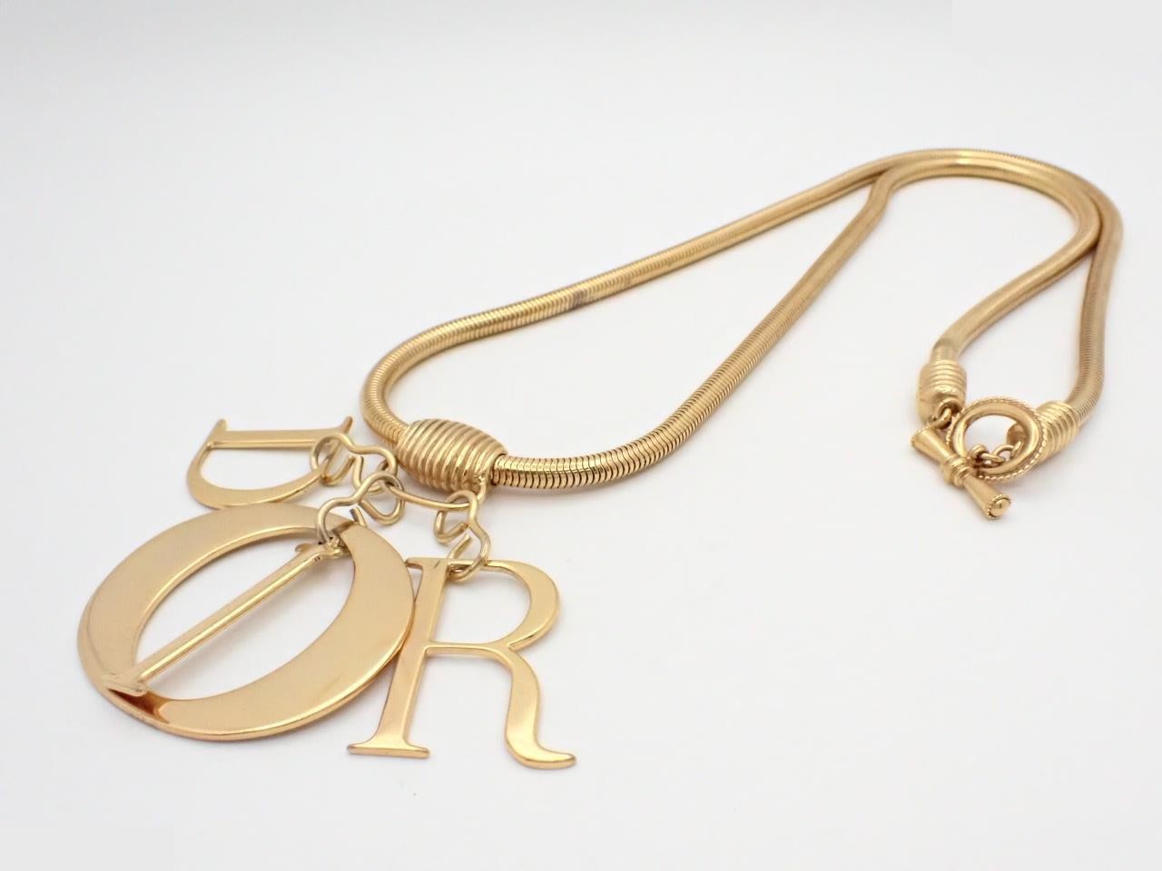 Logo big long necklace chain approx. 90cm — view 3