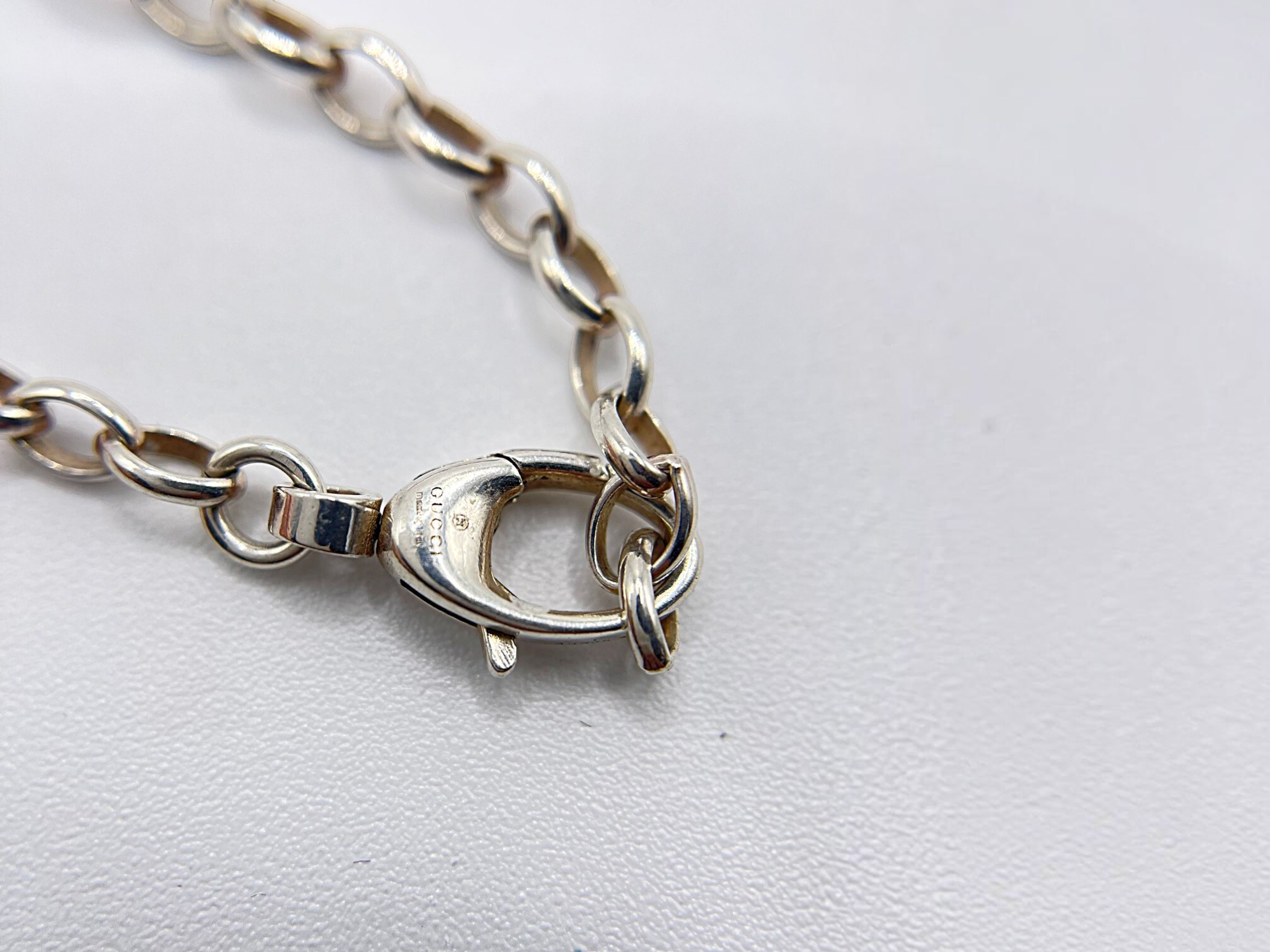 GG Logo Sterling Silver 925 14g Chain Necklace — view 4