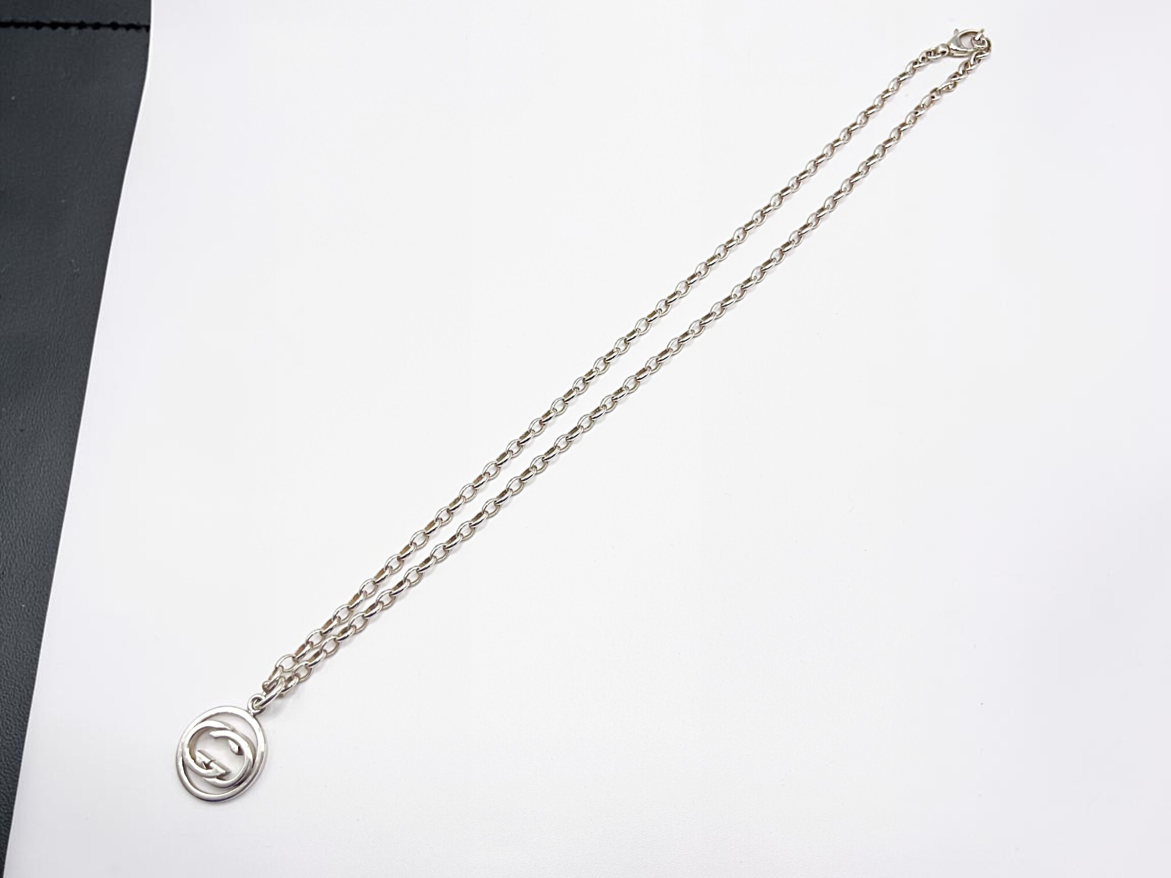 GG Logo Sterling Silver 925 14g Chain Necklace — view 5