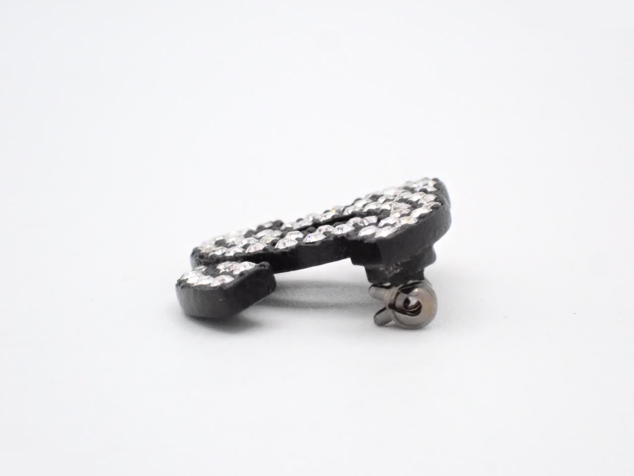 Cocomark Rhinestone Brooch 02A — view 3