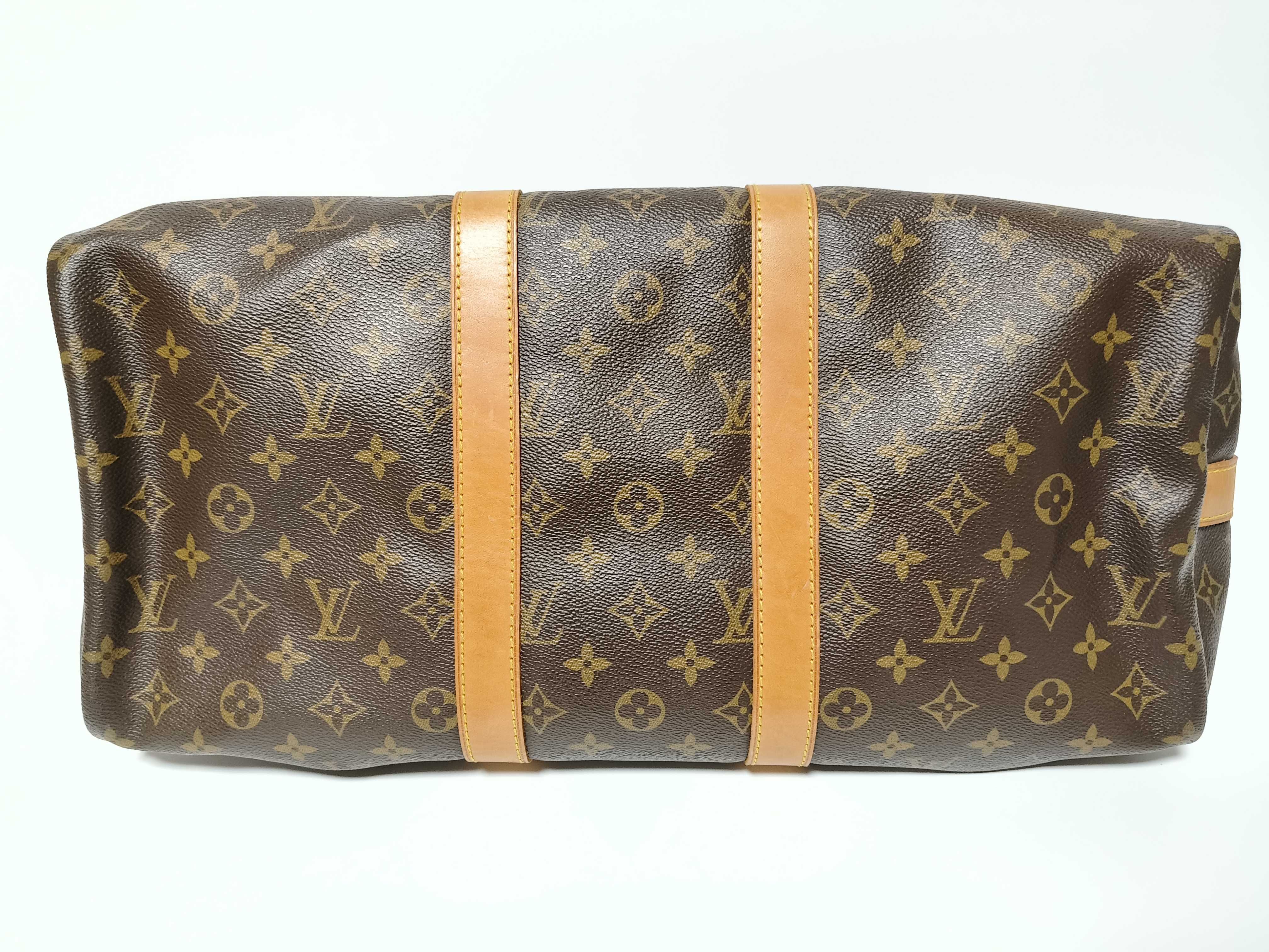 Monogram LV Keepall Bandoulière Boston Bag — view 8