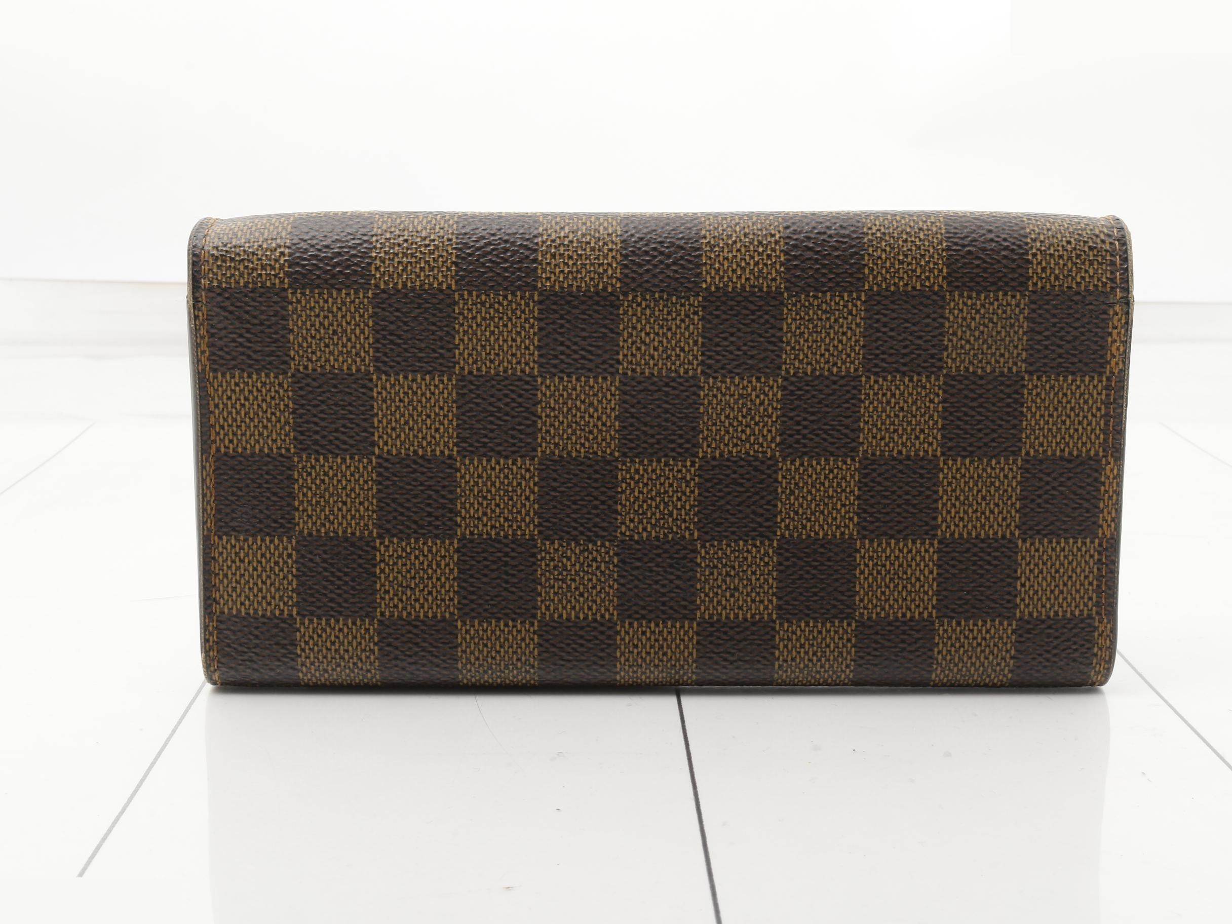 Damier bi-fold long wallet — view 2