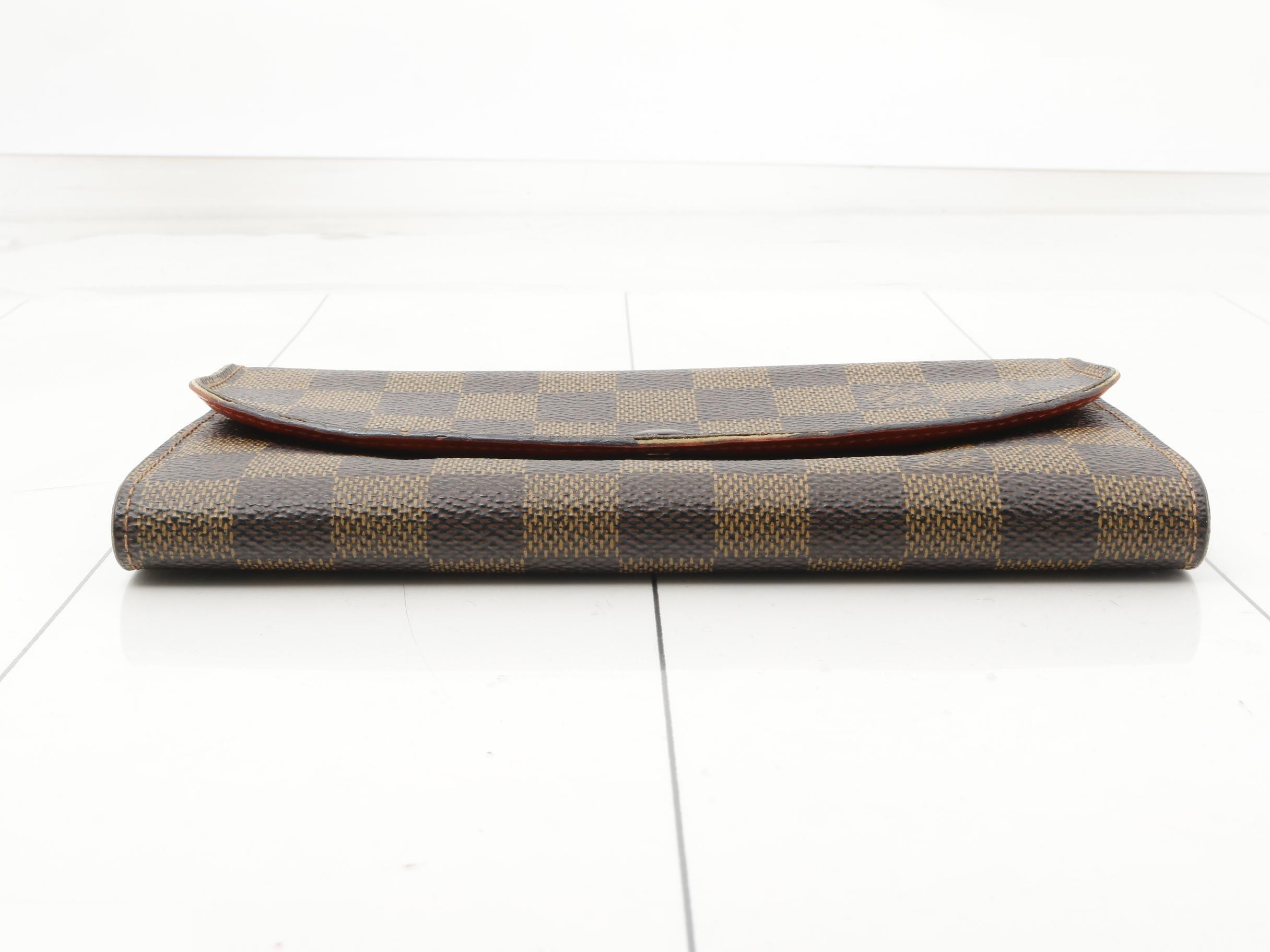 Damier bi-fold long wallet — view 3