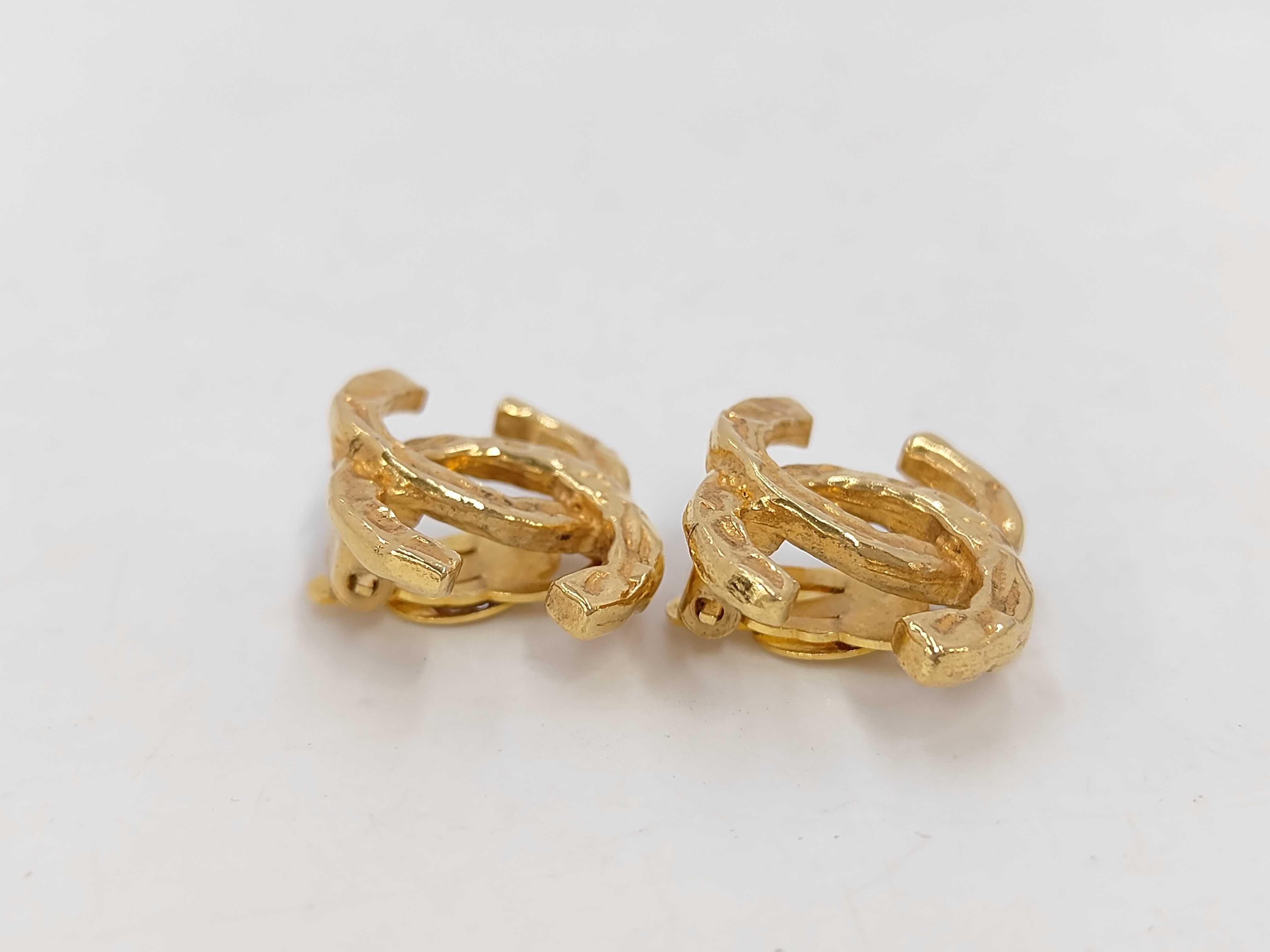 Cocomark gold earrings — view 3