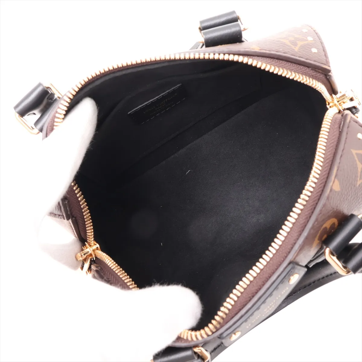 Monogram Reverse Speedy Trunk 20 M13146 Brown (RFID detected) — view 8