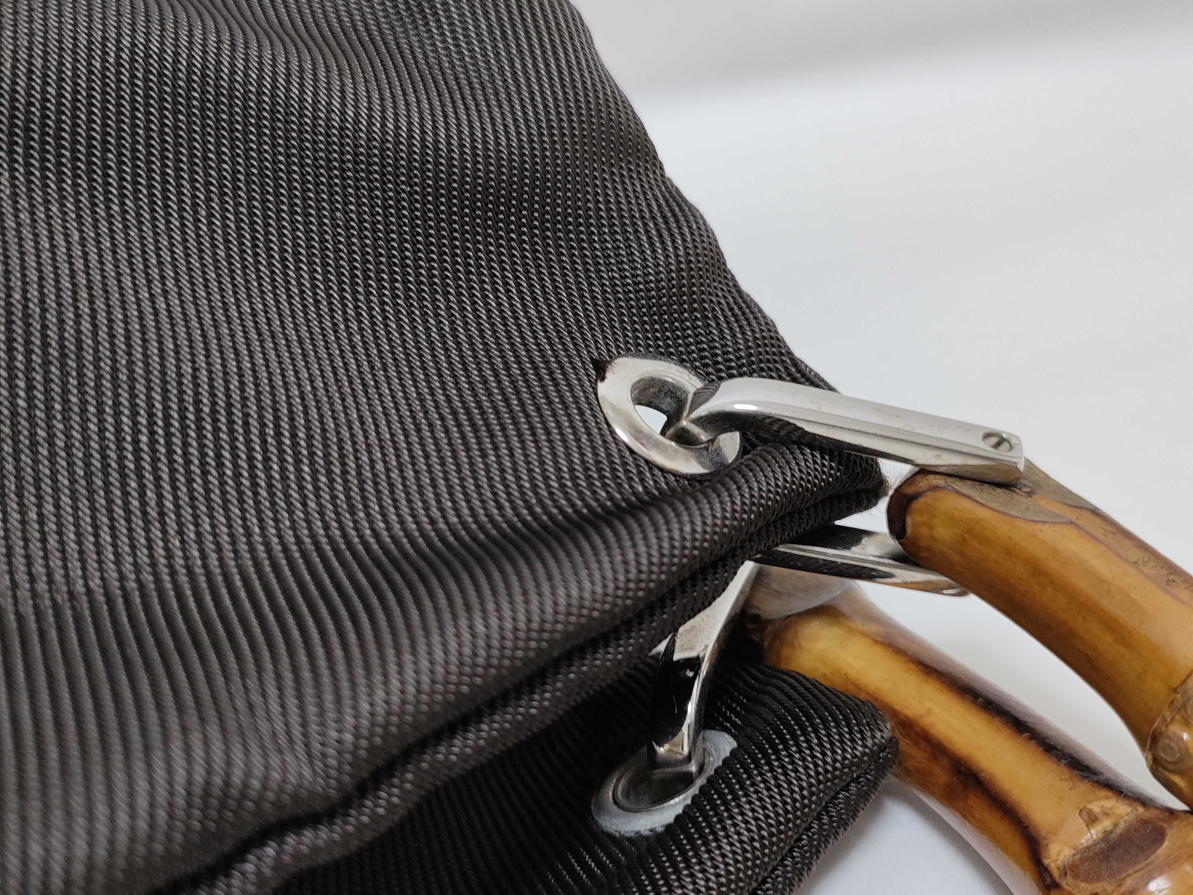 Bamboo Handbag, 000/1014/0575, Black x Brown. — view 5