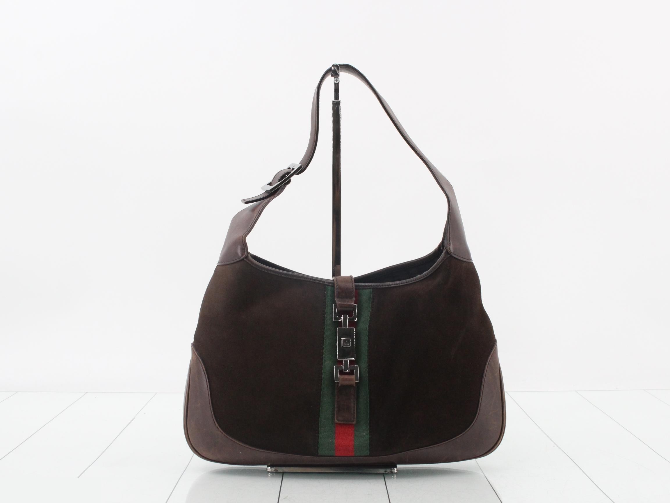 Jackie Shoulder Bag, Suede, Brown, Sherry, 00963