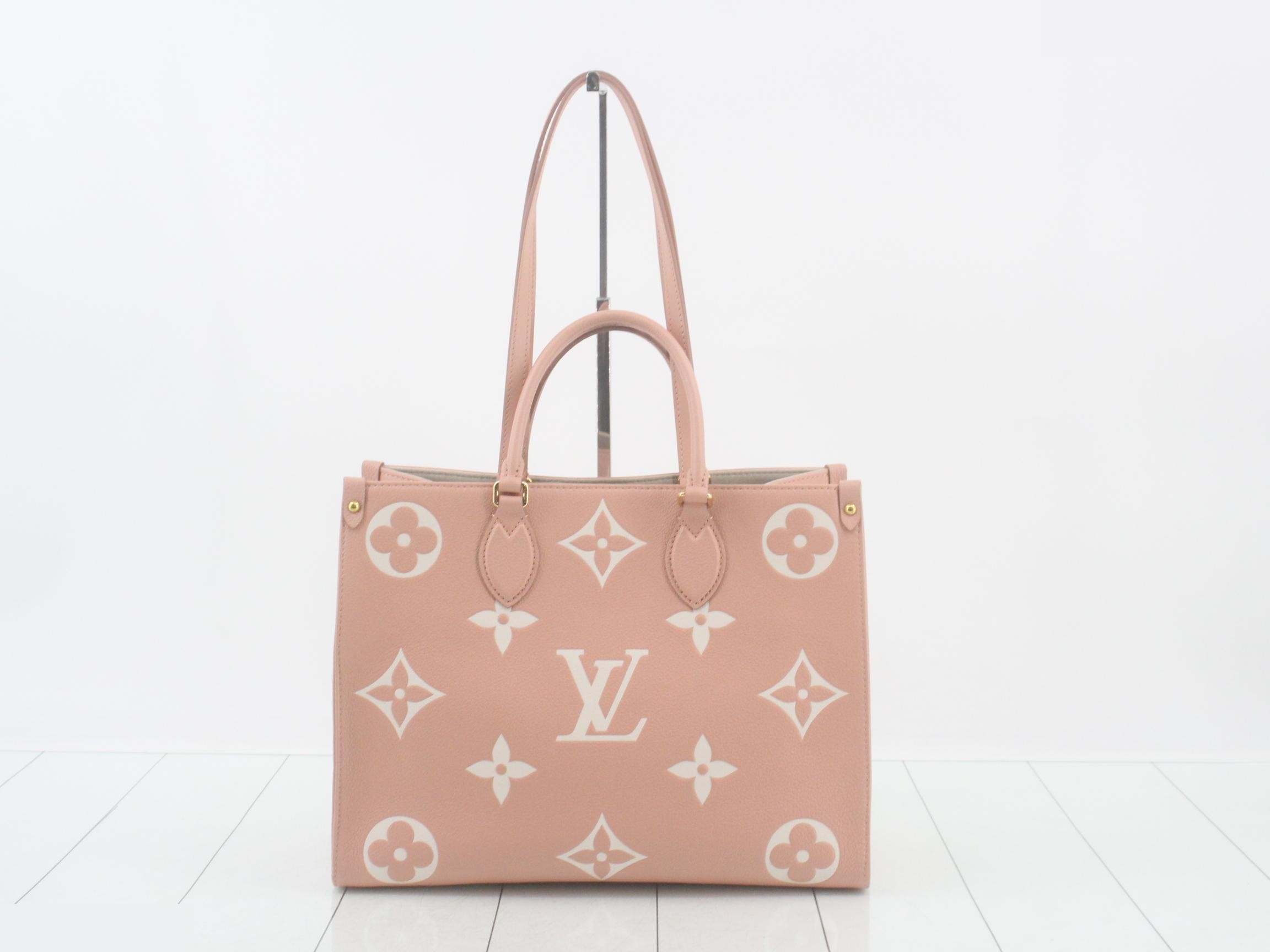 OnTheGo MM Rose Trianon/Crème 2-Way Tote Bag — view 2