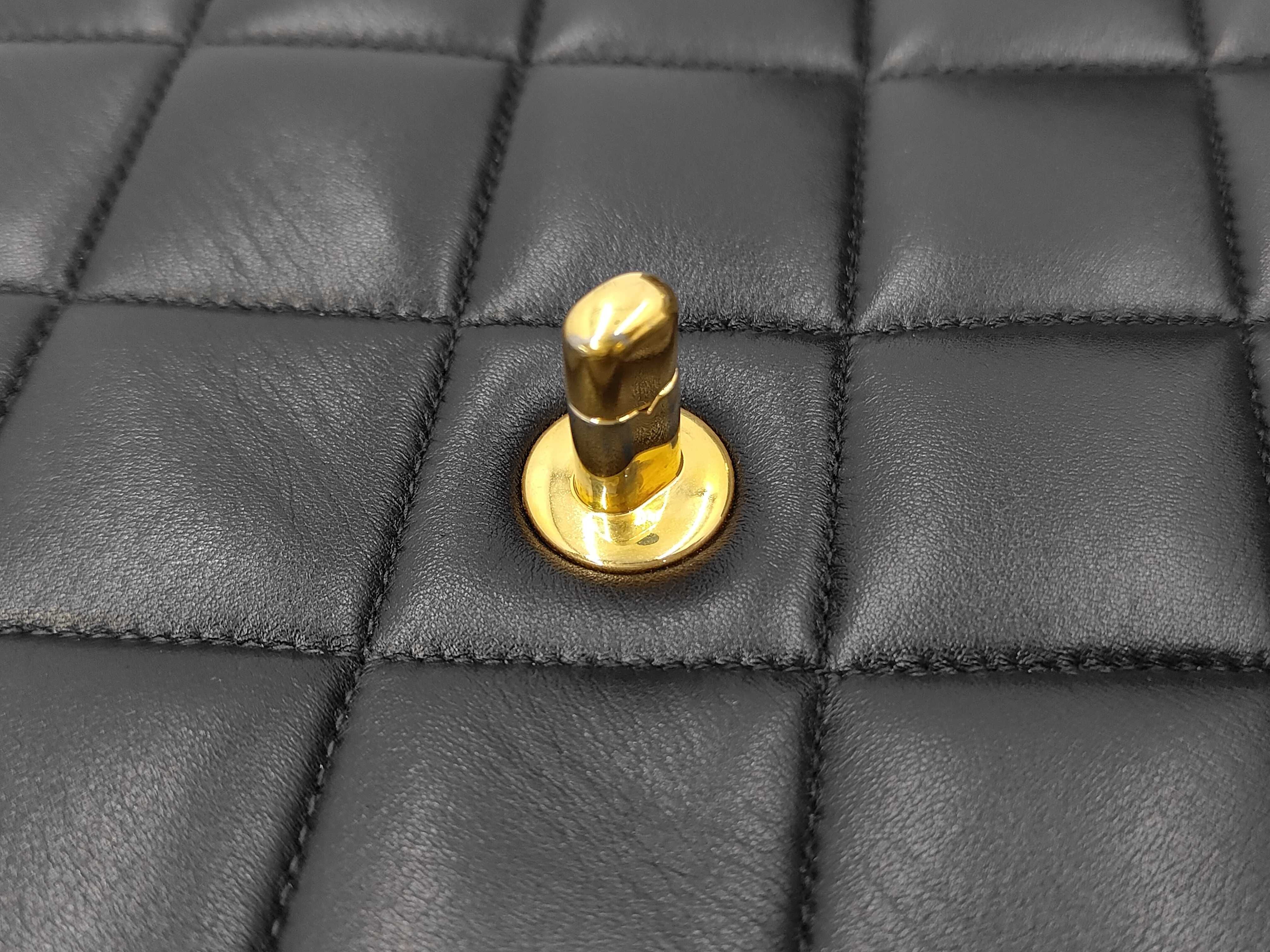 Matelassé Large Coco Gold Hardware Chain Shoulder Bag — view 12