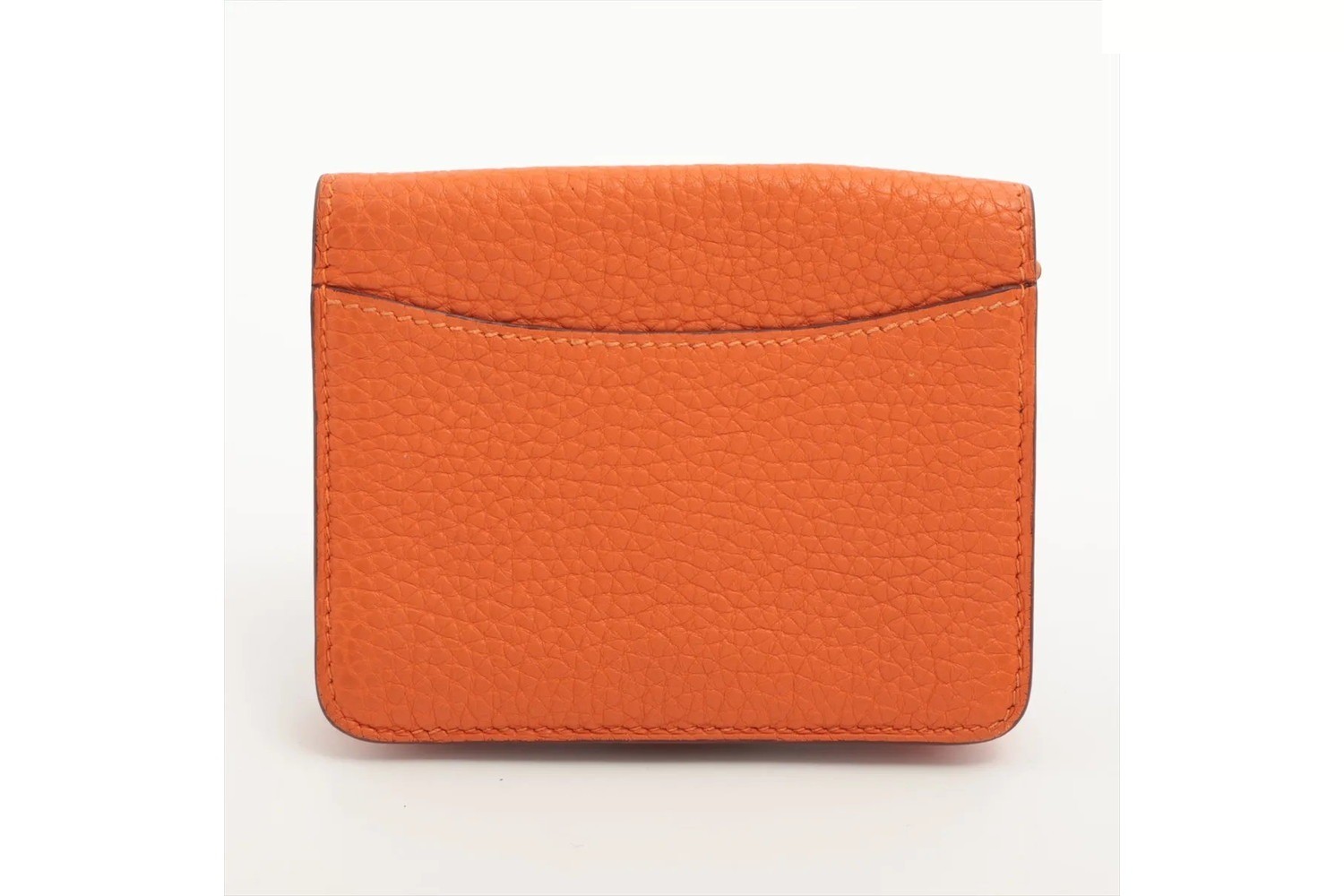L stamp, manufactured in 2008, Dogon coin case, Togo leather, coin purse — view 2