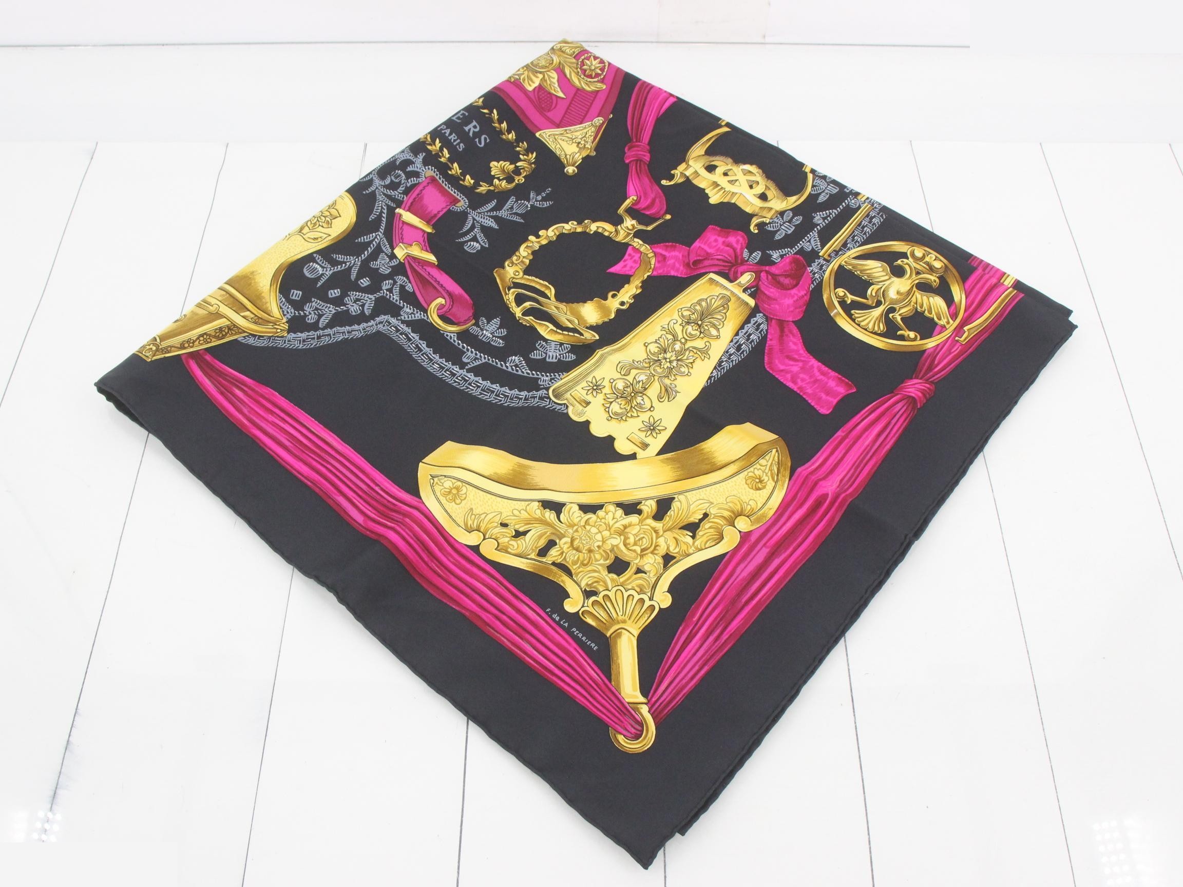 Carre 90 ETRIERS Silk Scarf — view 2