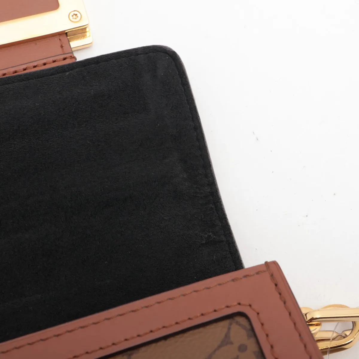 Monogram Reverse Dauphine Lock XL M46537 Brown RFID Reactive — view 15
