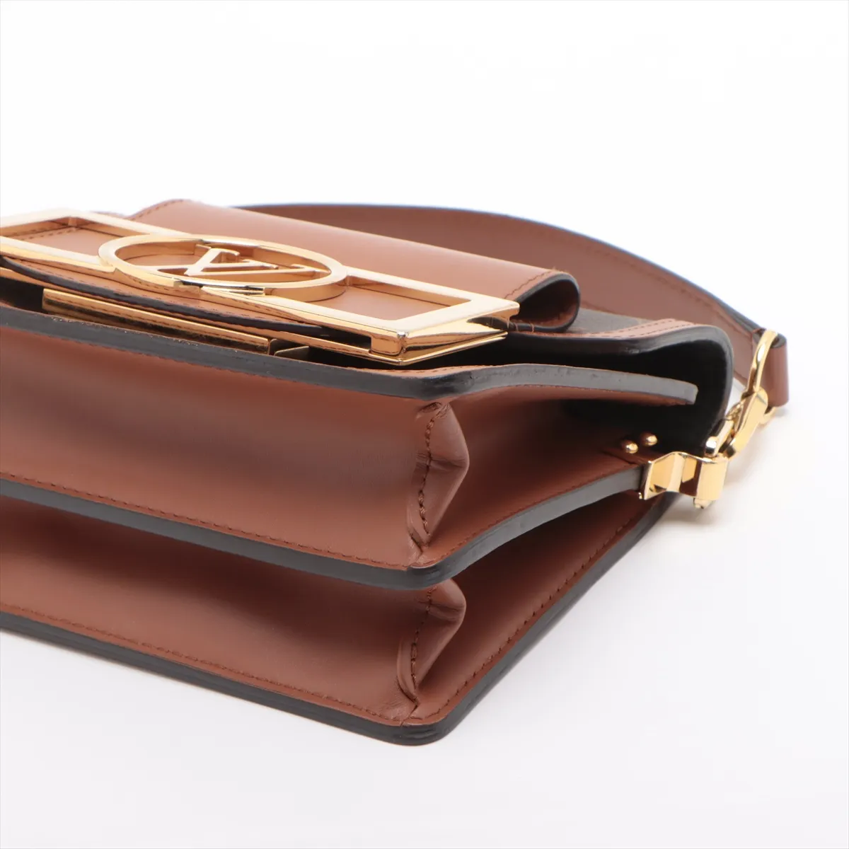 Monogram Reverse Dauphine Lock XL M46537 Brown RFID Reactive — view 3