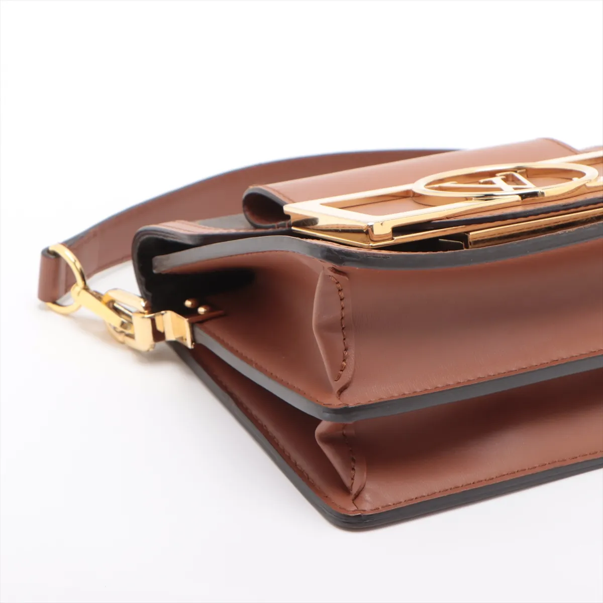 Monogram Reverse Dauphine Lock XL M46537 Brown RFID Reactive — view 4