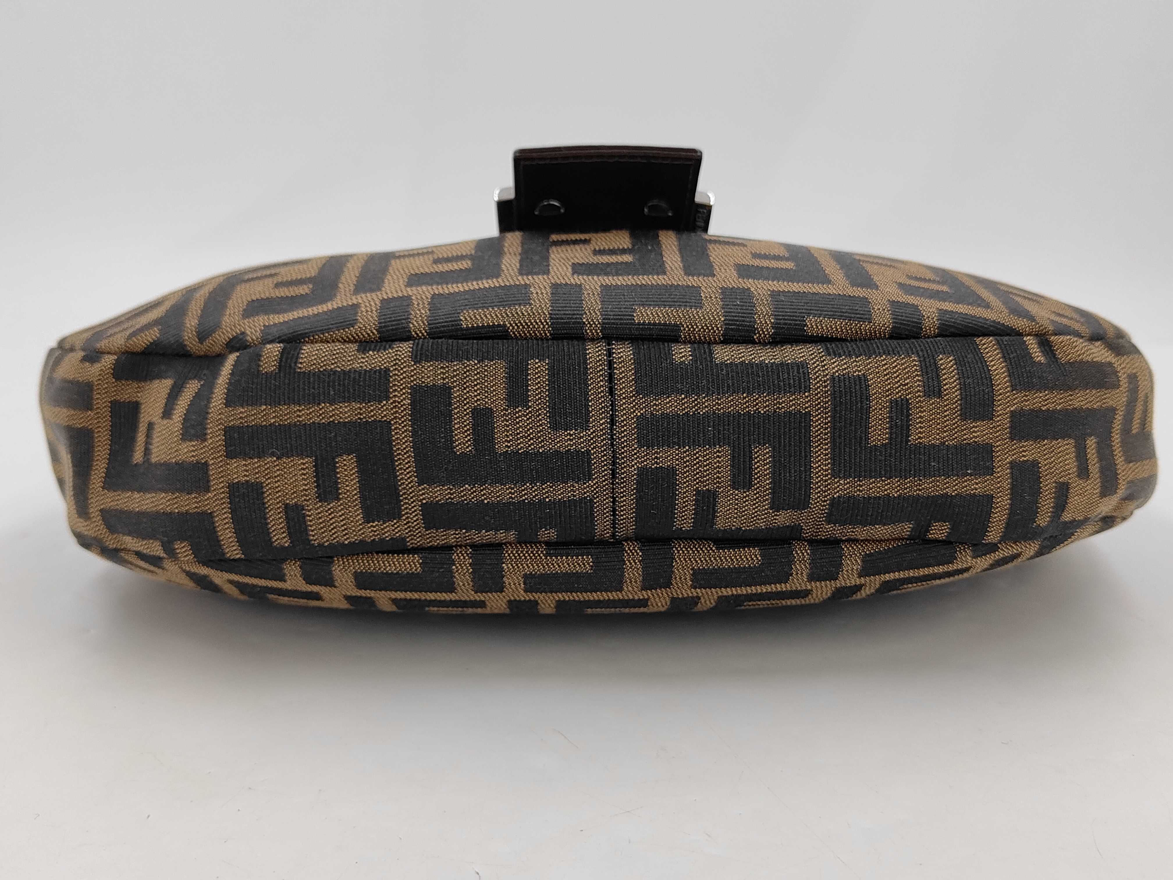 Croissant Half Moon Zucca Canvas Shoulder Bag — view 5