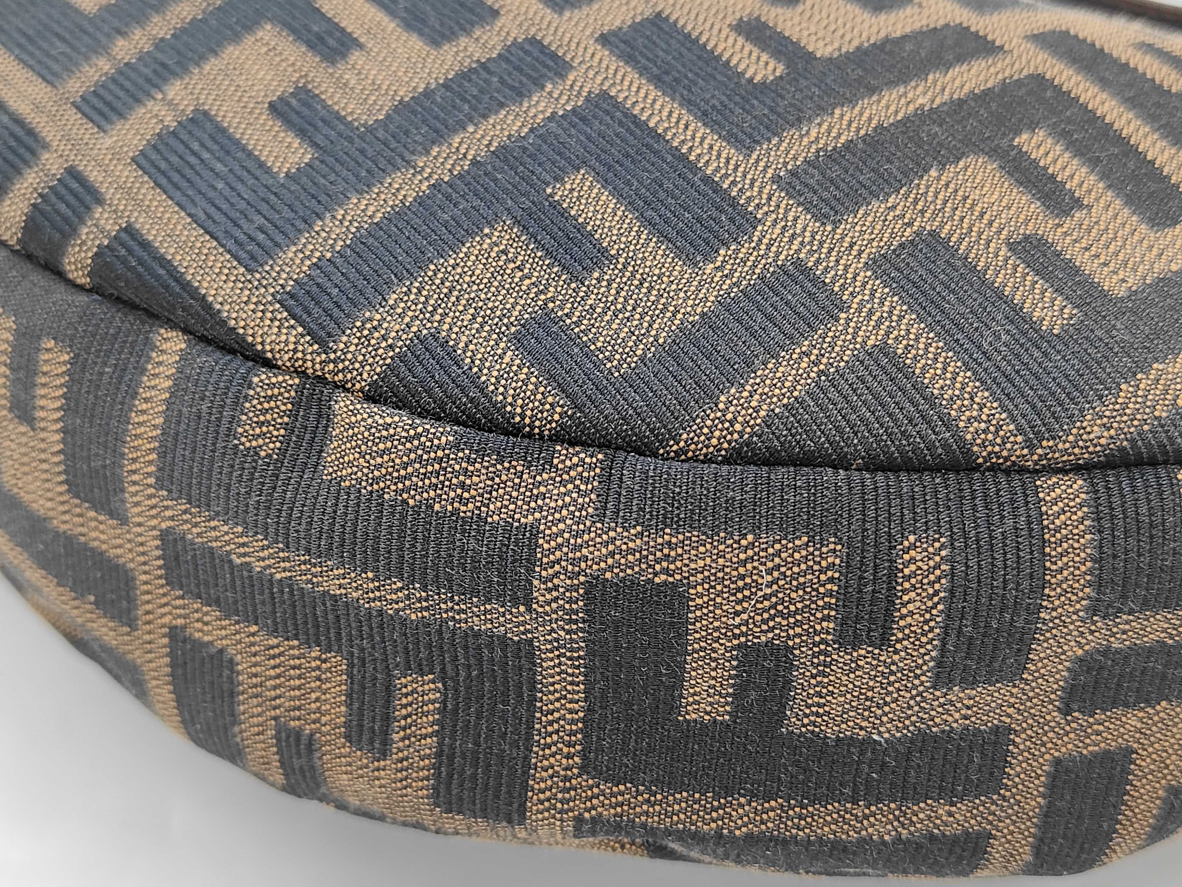 Croissant Half Moon Zucca Canvas Shoulder Bag — view 6