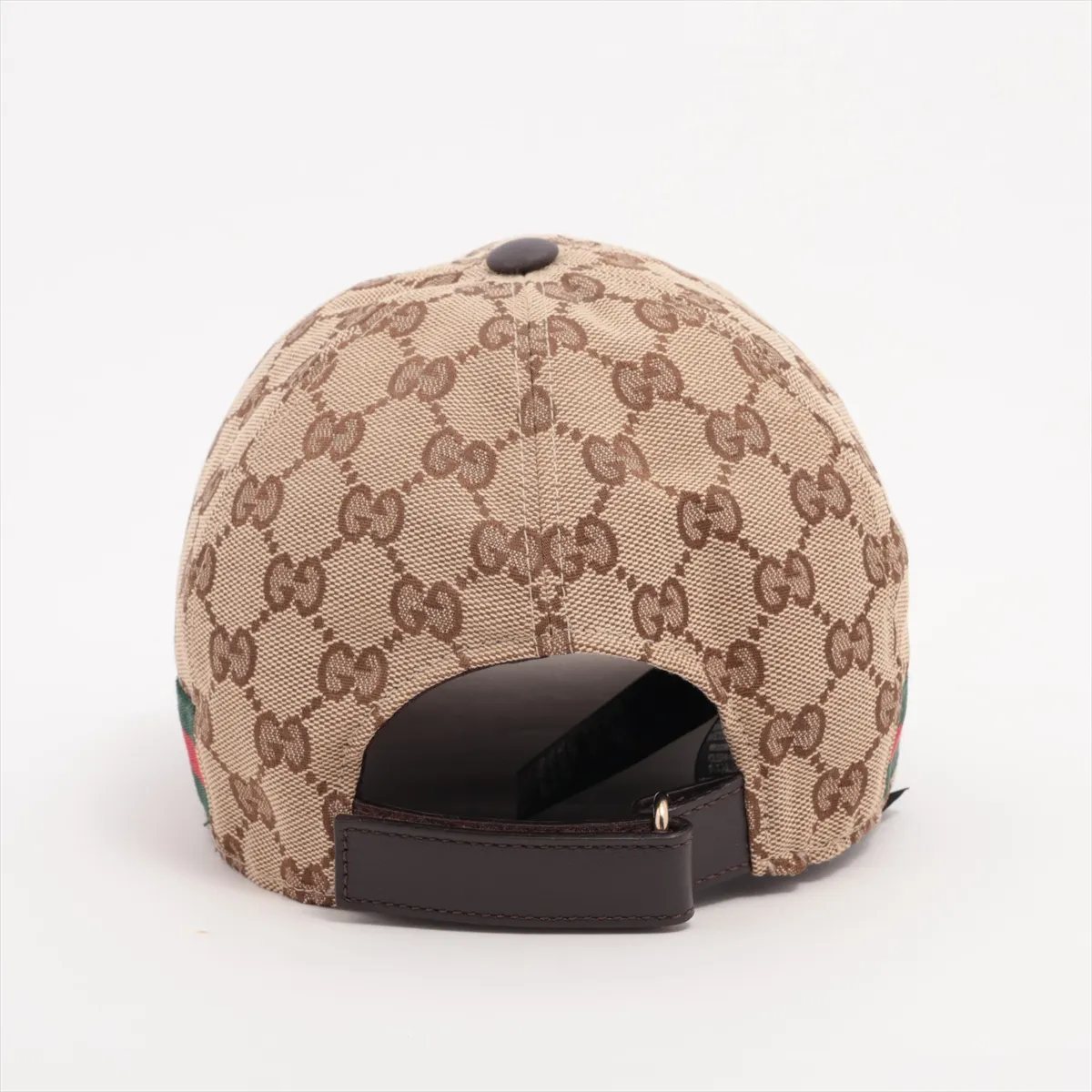 200035 GG Canvas Cap M Polyester x Cotton x Nylon Beige Threads Fuzzing Losing its shape Teasing — view 3