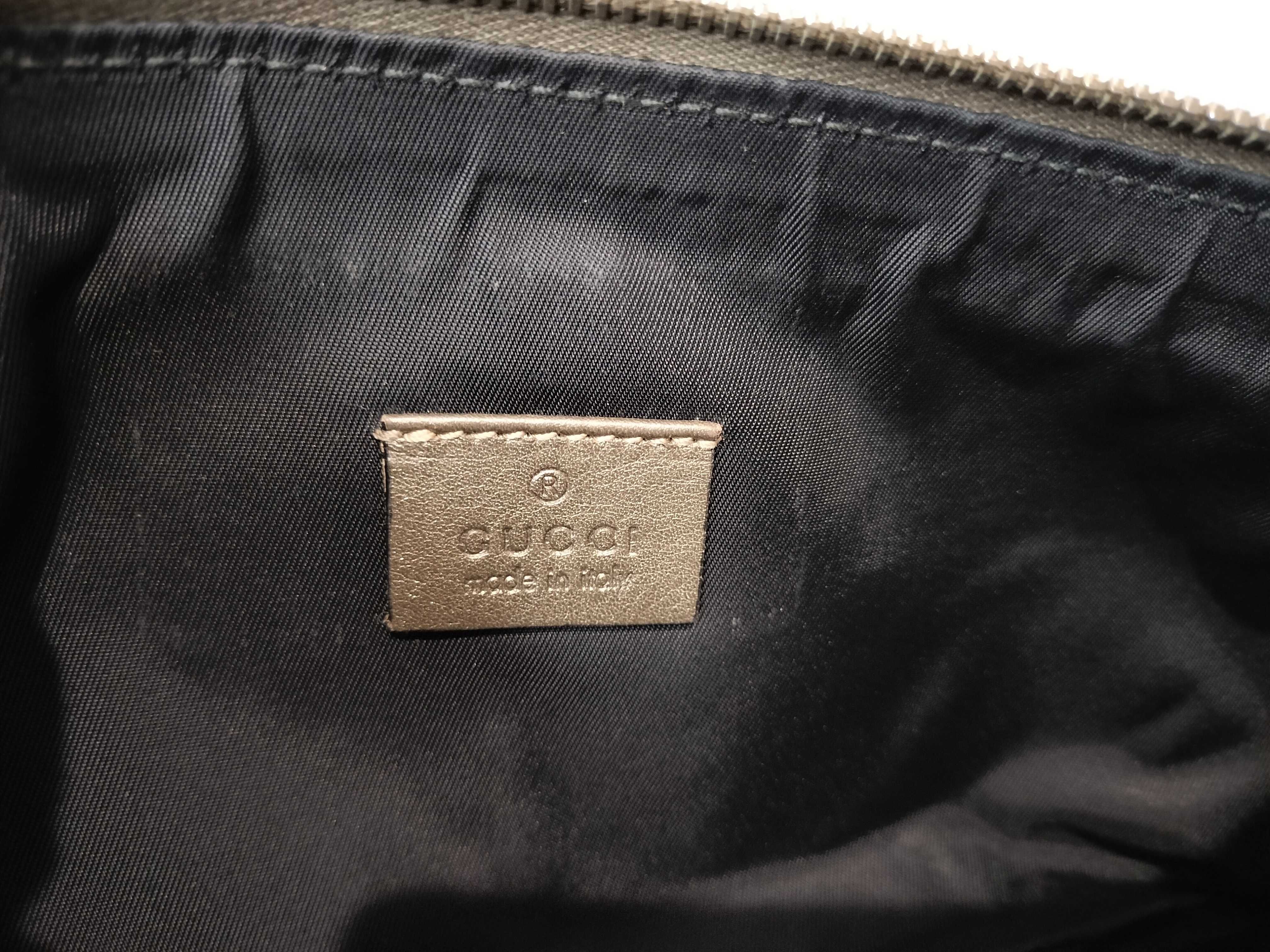 Bronze Canvas GG Monogram Shoulder Bag (Handbag) — view 11