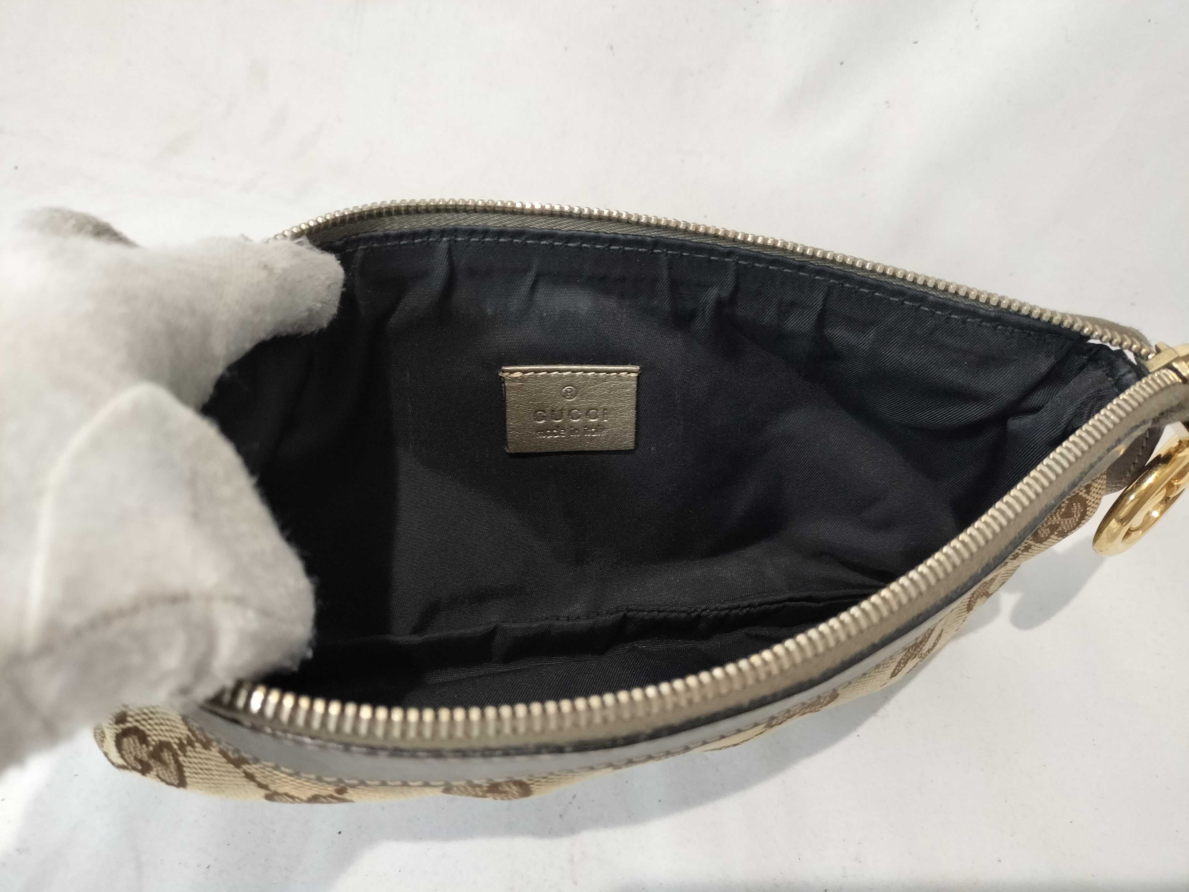 Bronze Canvas GG Monogram Shoulder Bag (Handbag) — view 10