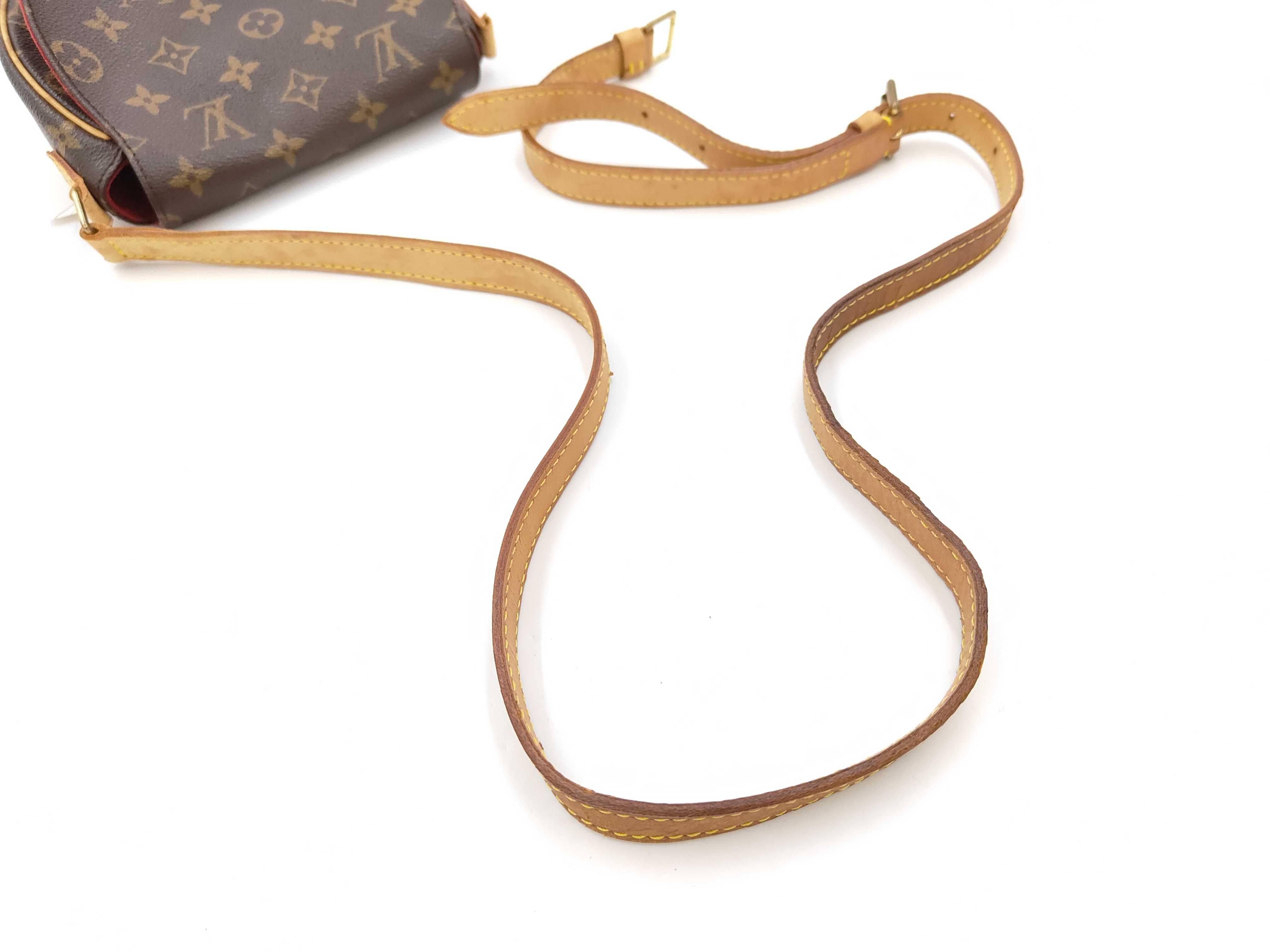 Monogram Tambourin Shoulder Bag (Shoulder strap attachment torn) — view 9