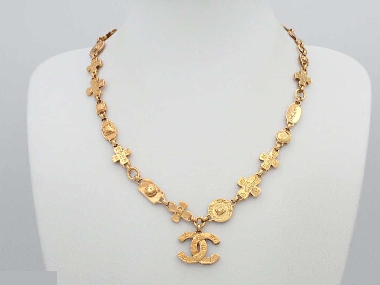 Cambon Line (precious metal) necklace pendant, neck circumference approximately 50 cm — view 3