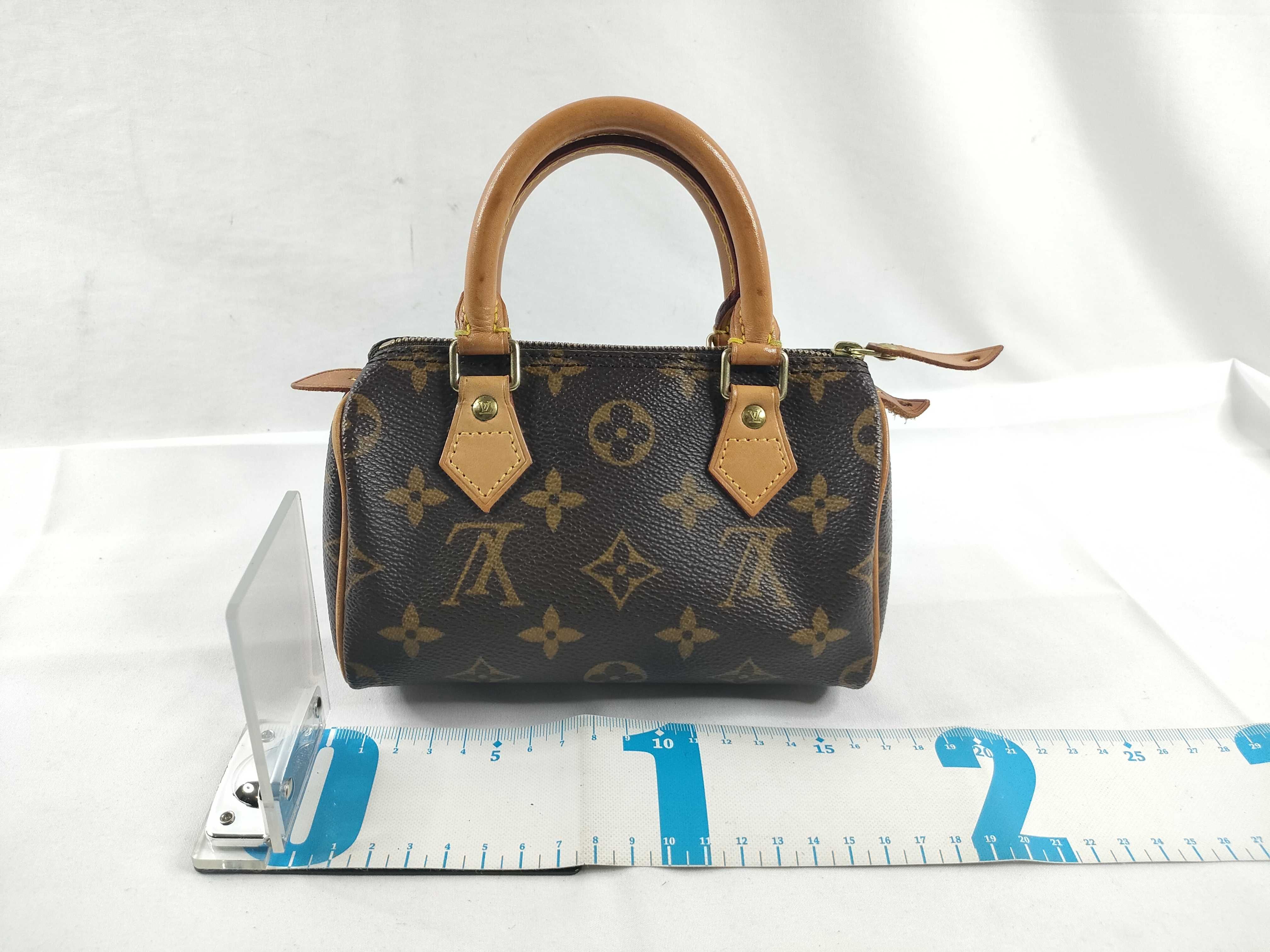 Monogram Vuitton Monogram Nano Speedy M81085 Brown TH0073 Handbag — view 2