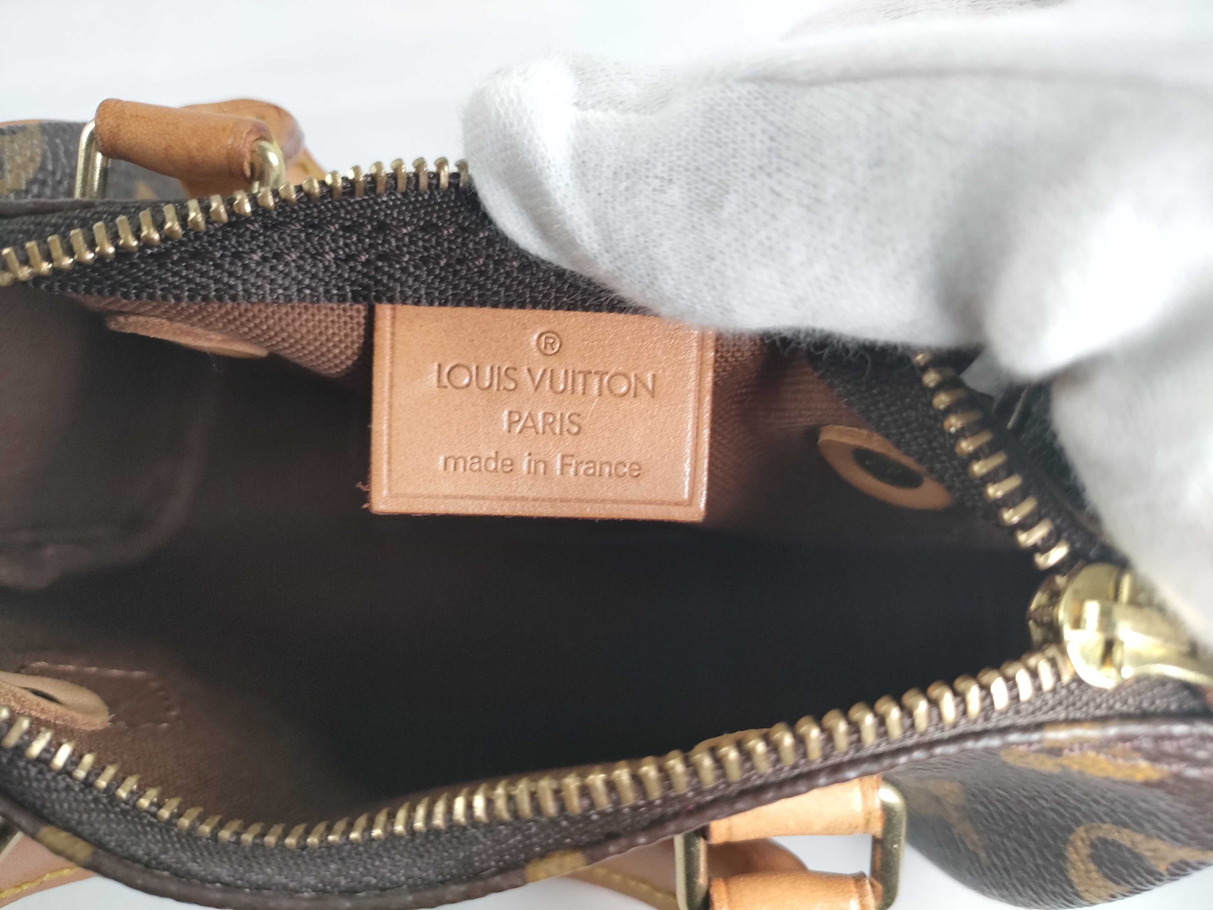 Monogram Vuitton Monogram Nano Speedy M81085 Brown TH0073 Handbag — view 12