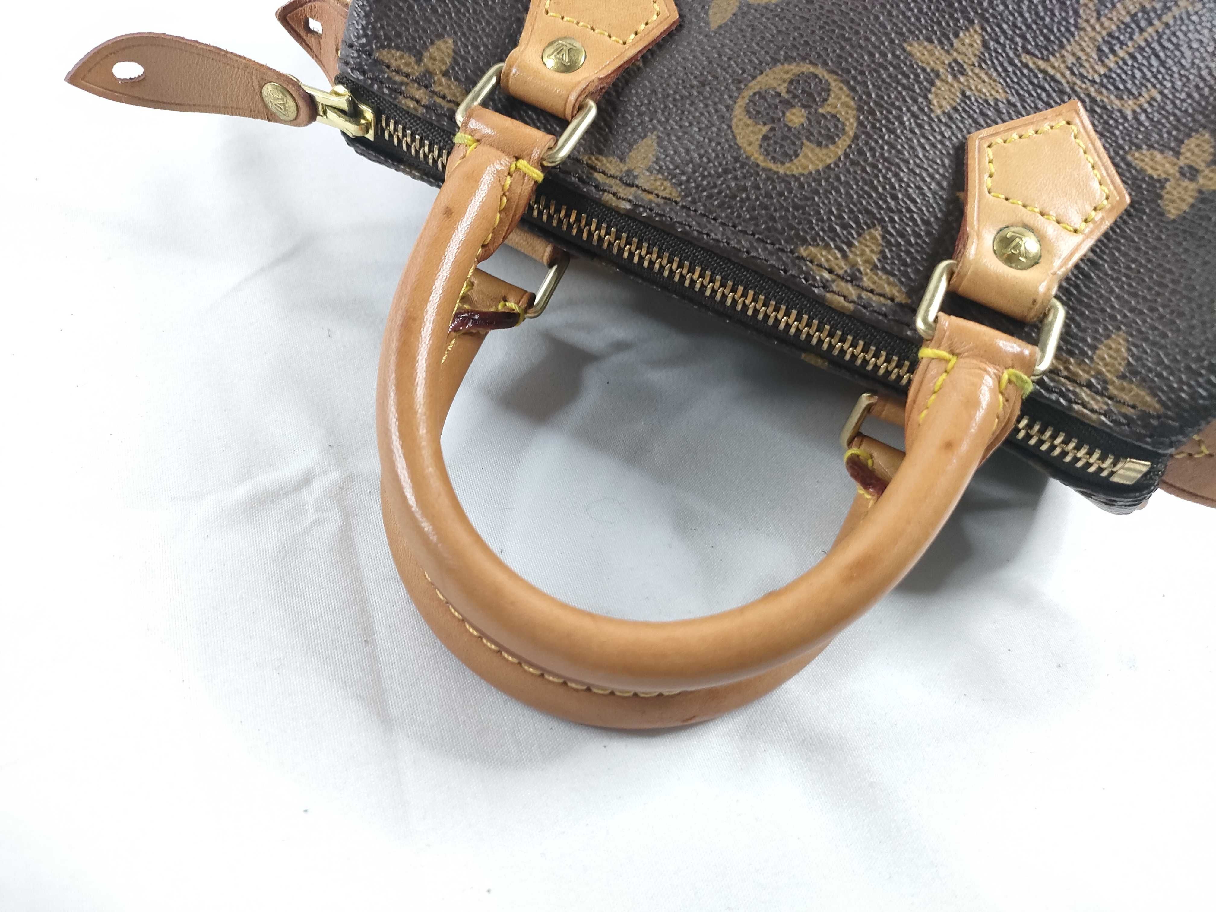 Monogram Vuitton Monogram Nano Speedy M81085 Brown TH0073 Handbag — view 6