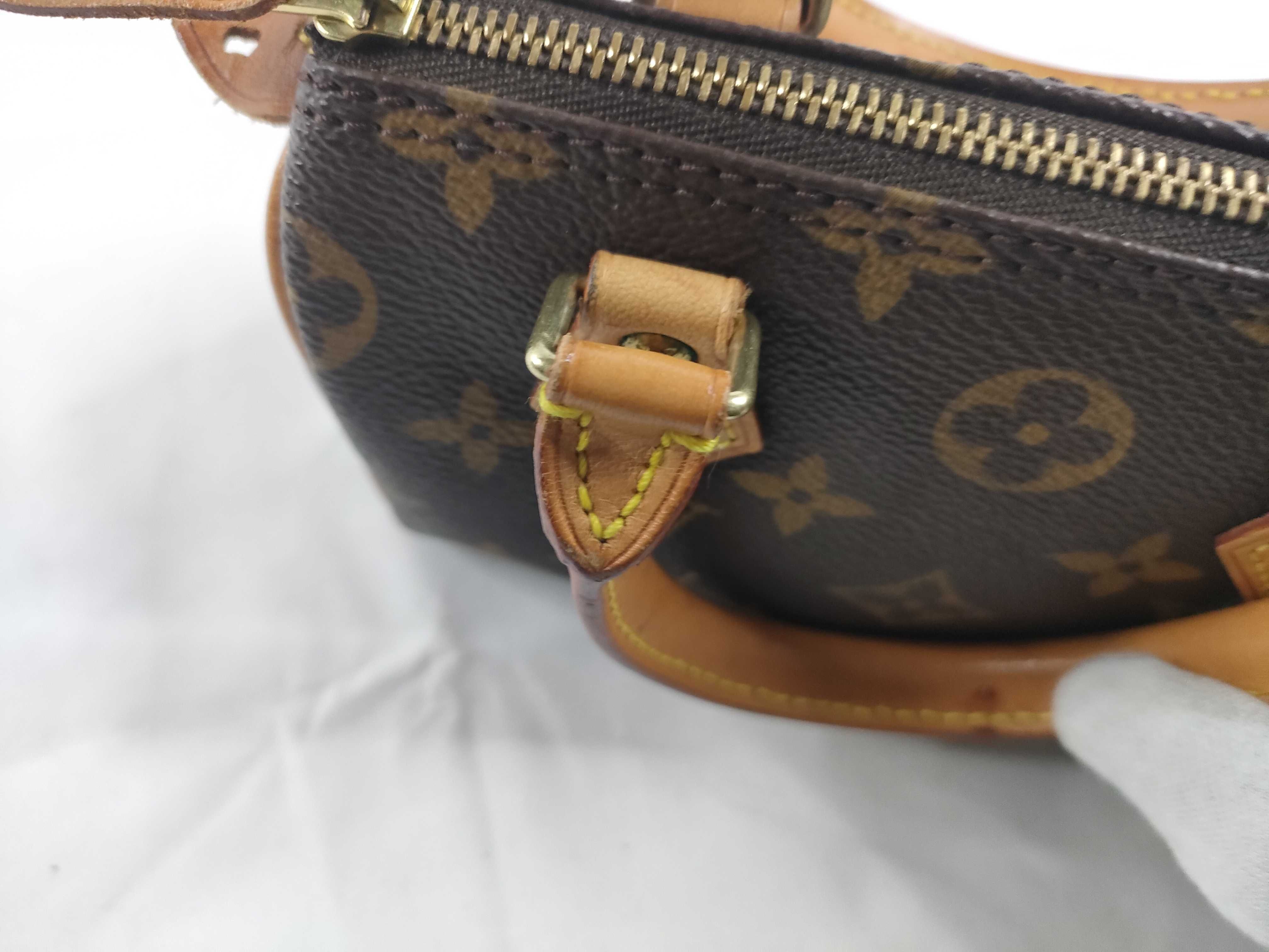 Monogram Vuitton Monogram Nano Speedy M81085 Brown TH0073 Handbag — view 8