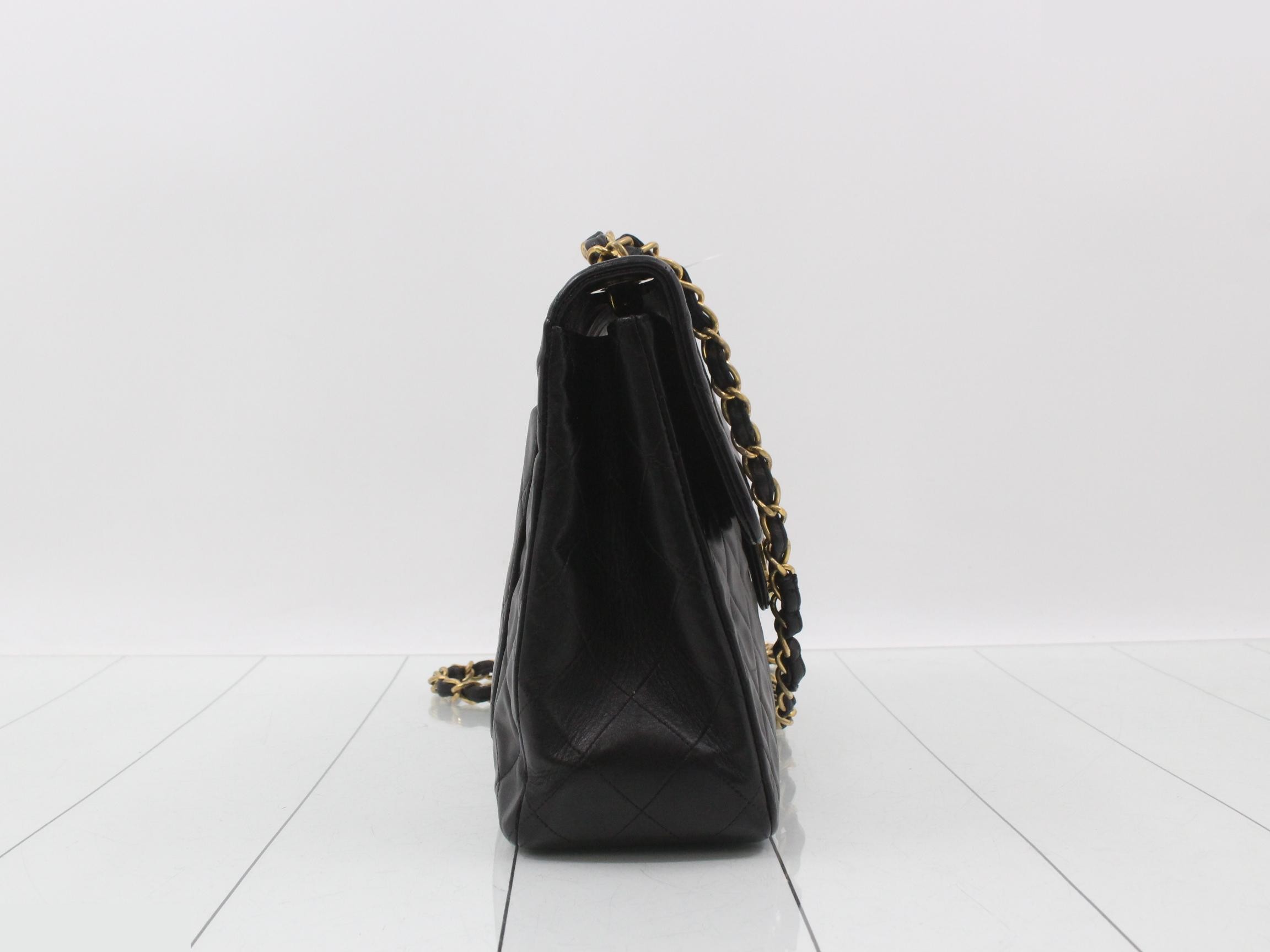 Matelassé Leather Turnlock Double Chain Shoulder Bag — view 4