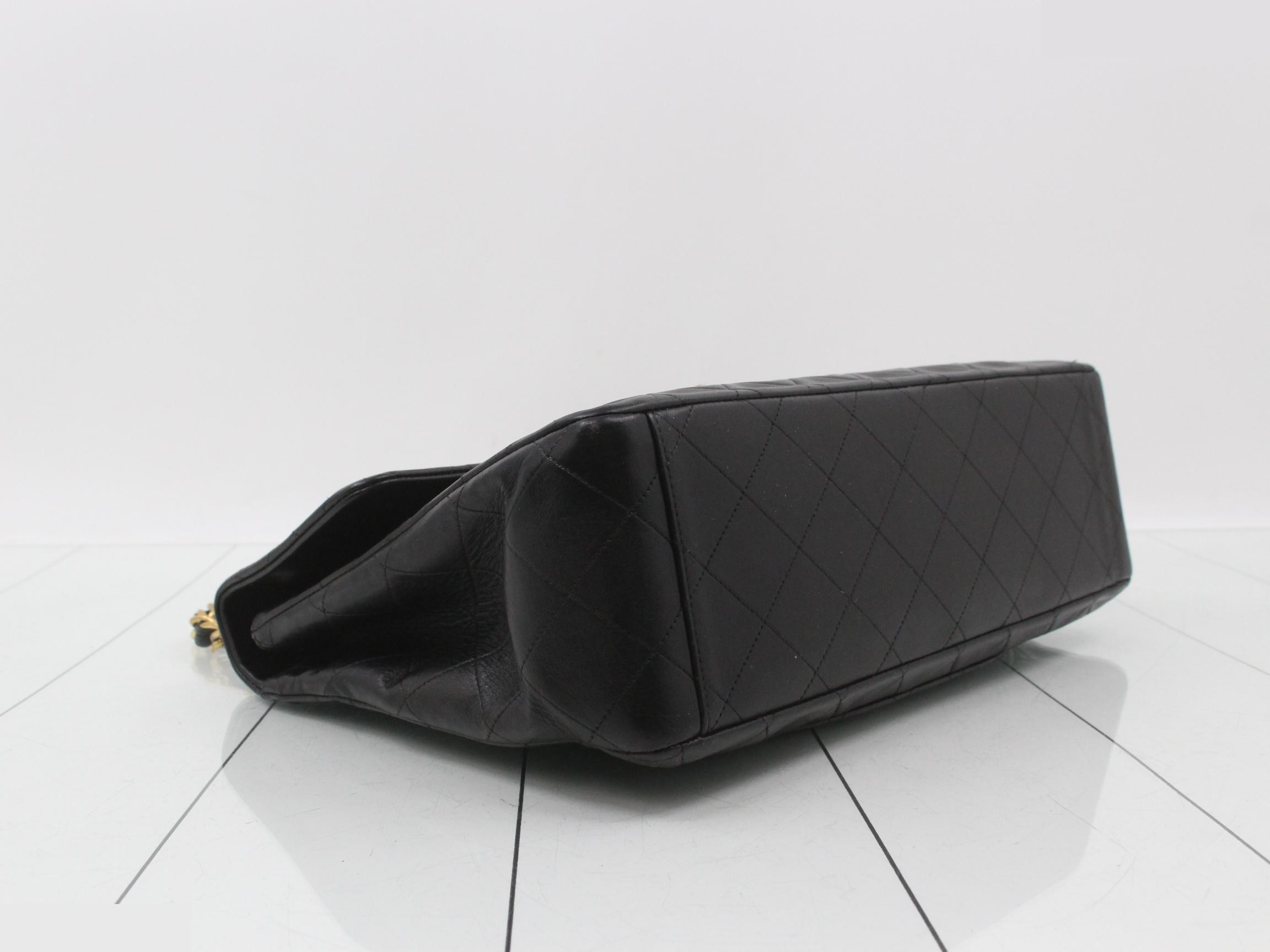 Matelassé Leather Turnlock Double Chain Shoulder Bag — view 5