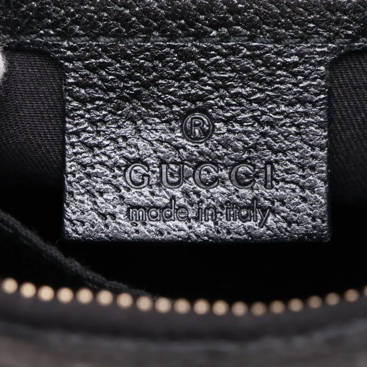 GG Canvas Bamboo 137378 Canvas x Leather Handbag Black — view 9