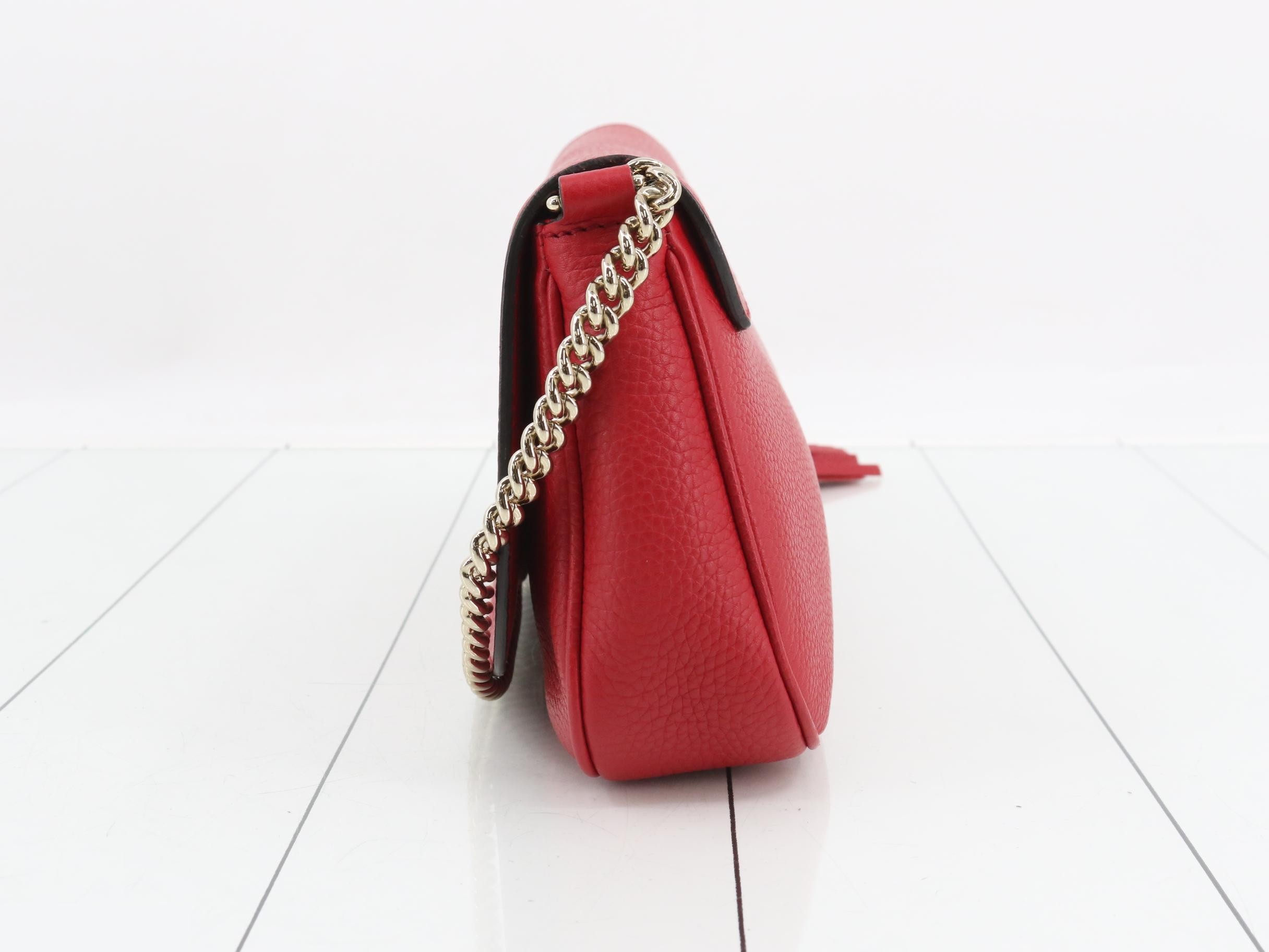 Chain shoulder bag with fringe — view 3