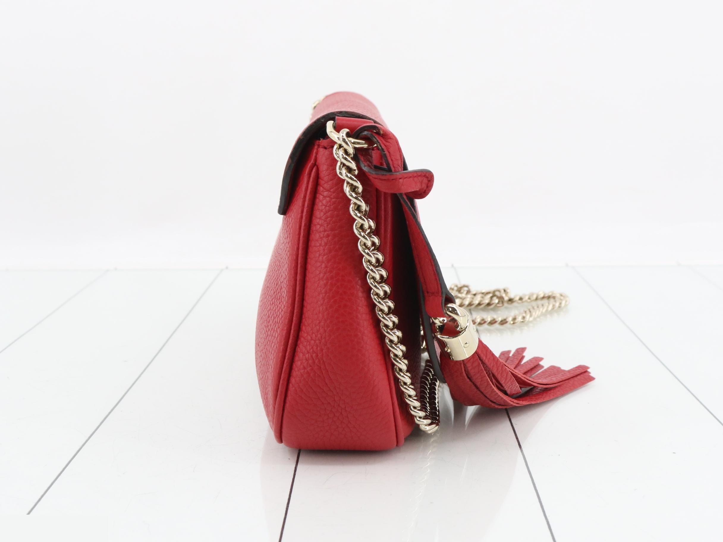 Chain shoulder bag with fringe — view 4