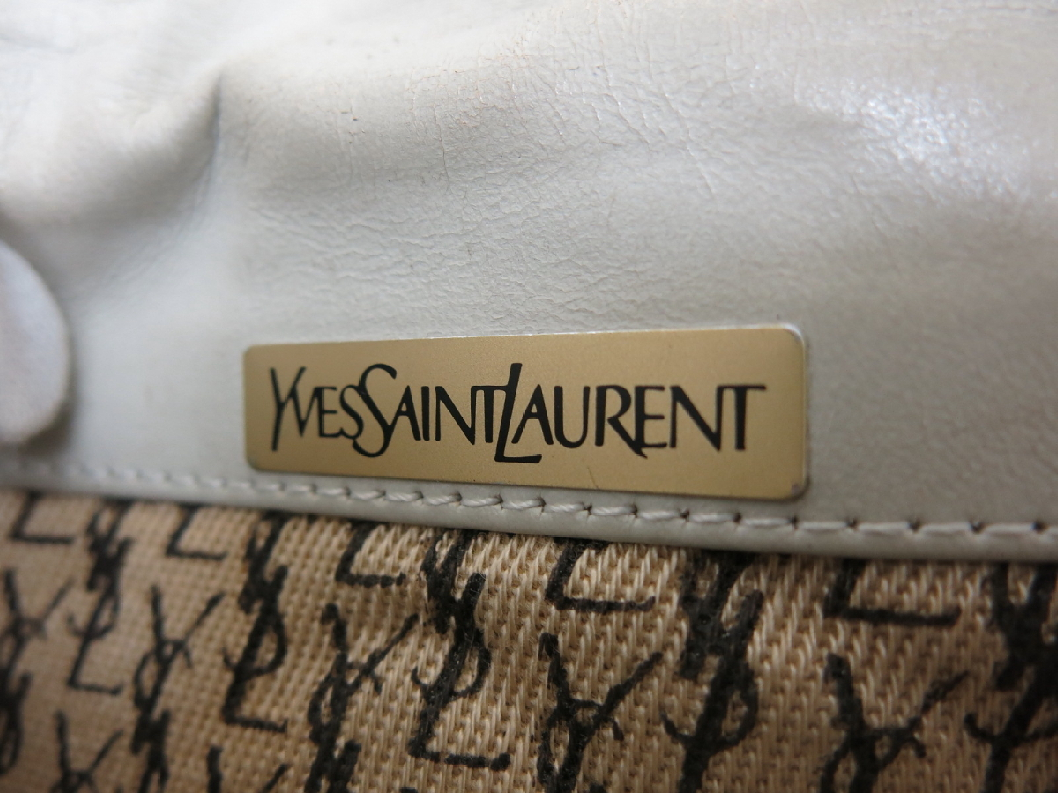 Leather Second Bag Stitch Clutch Bag — view 7