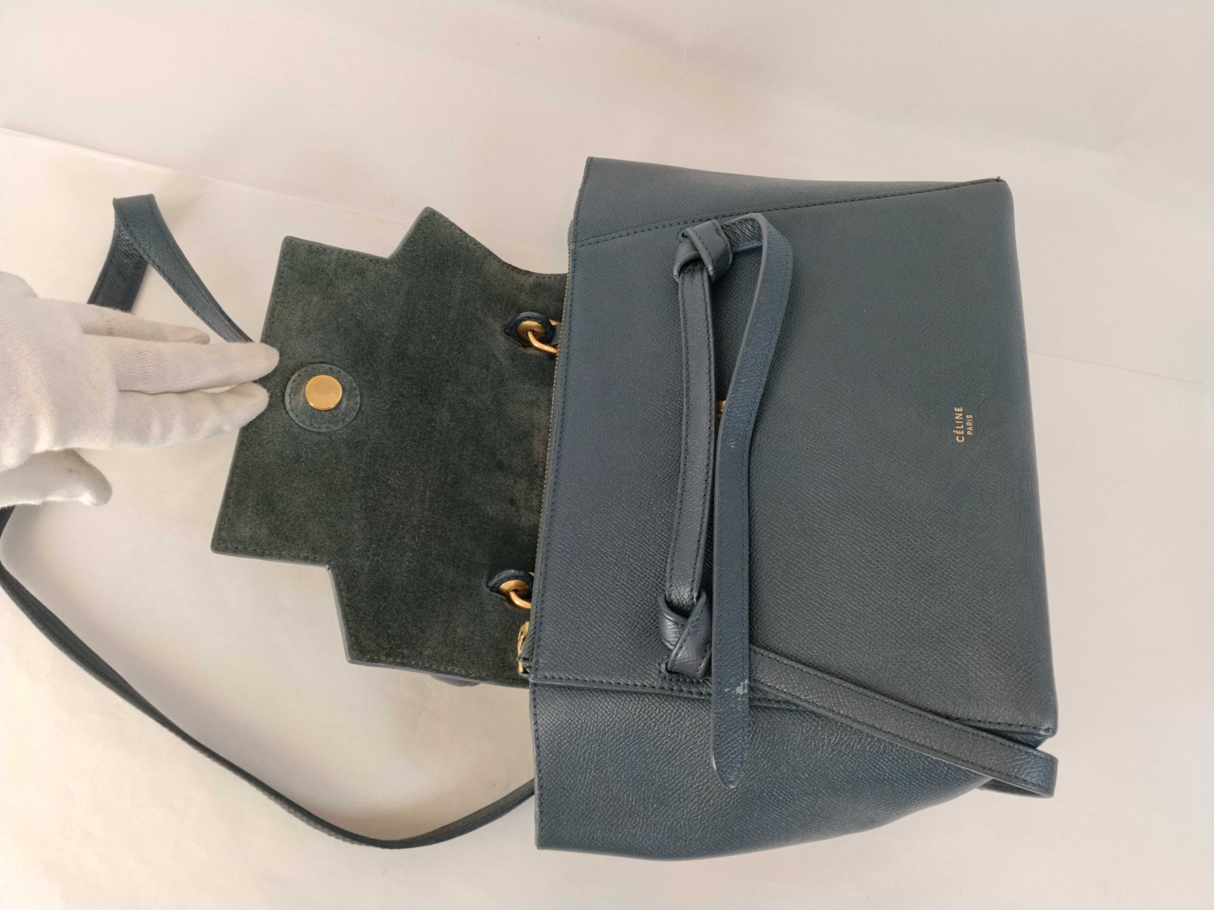 PH - Navy Leather Micro Handbag — view 9