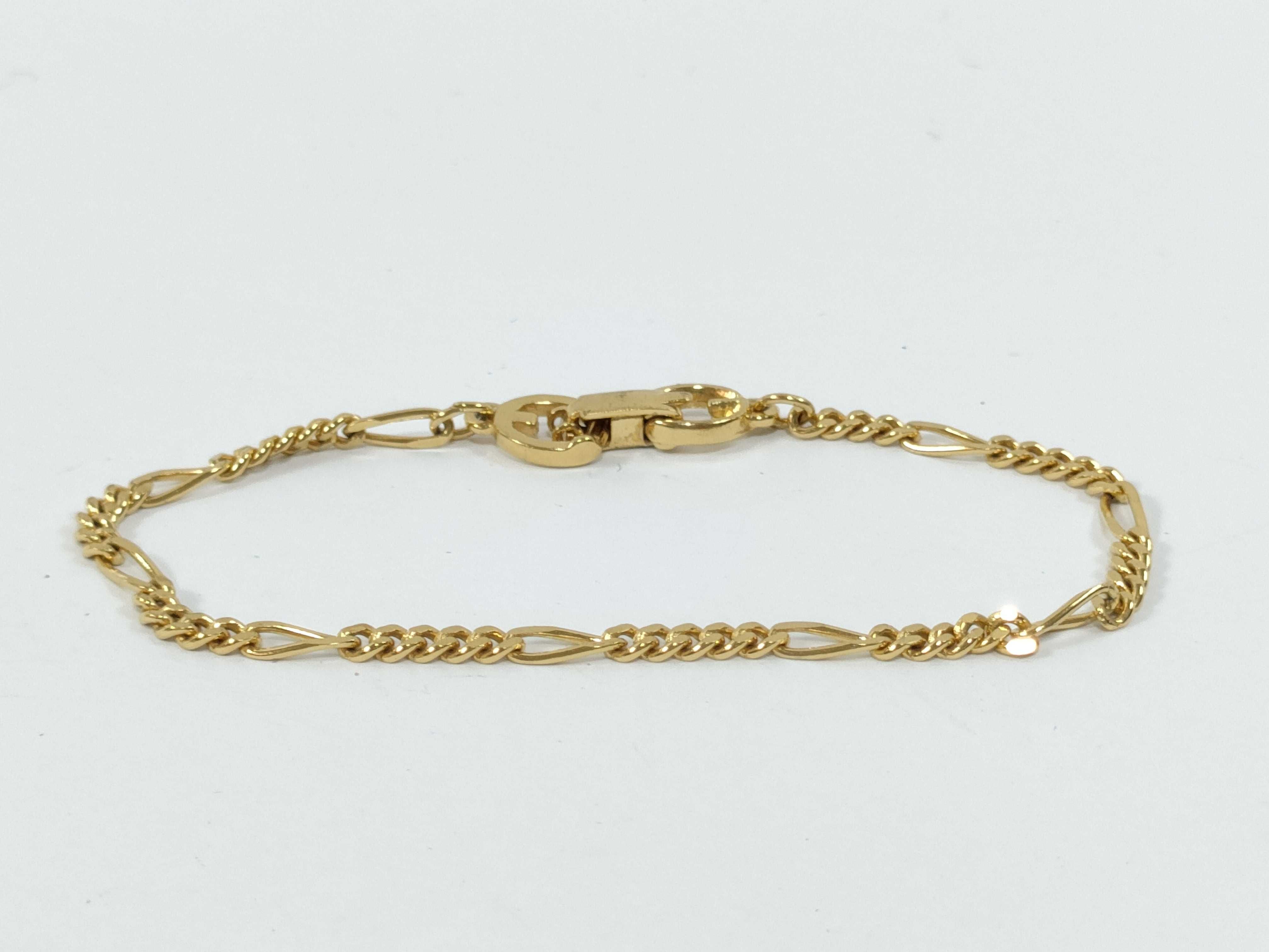 Gold Cuban Link Chain Bracelet (Bracelet/Bangle) — view 2