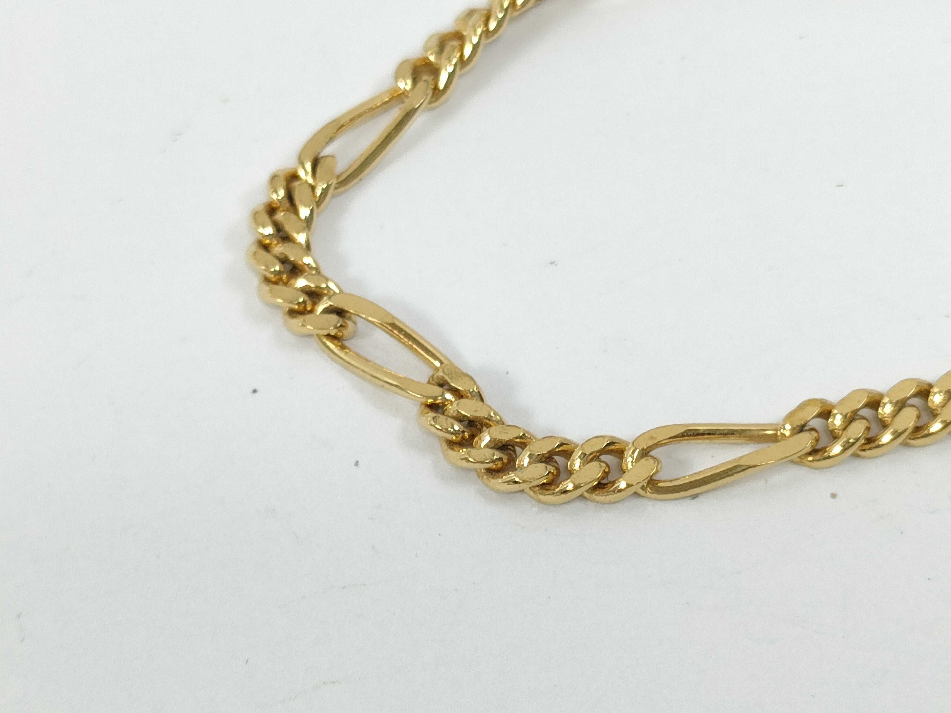 Gold Cuban Link Chain Bracelet (Bracelet/Bangle) — view 3
