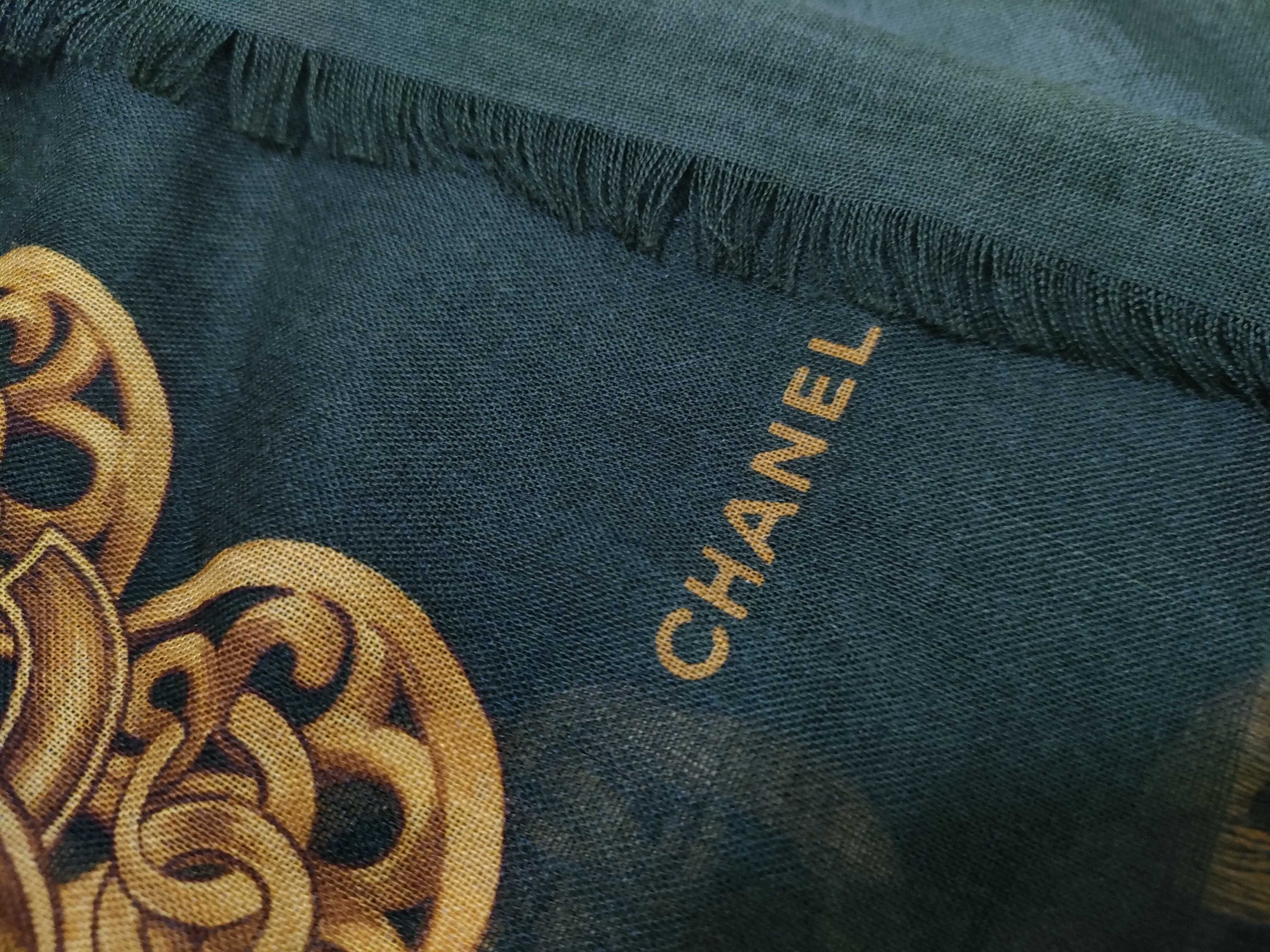 Cashmere Scarf, Khaki, Other Accessories — view 4