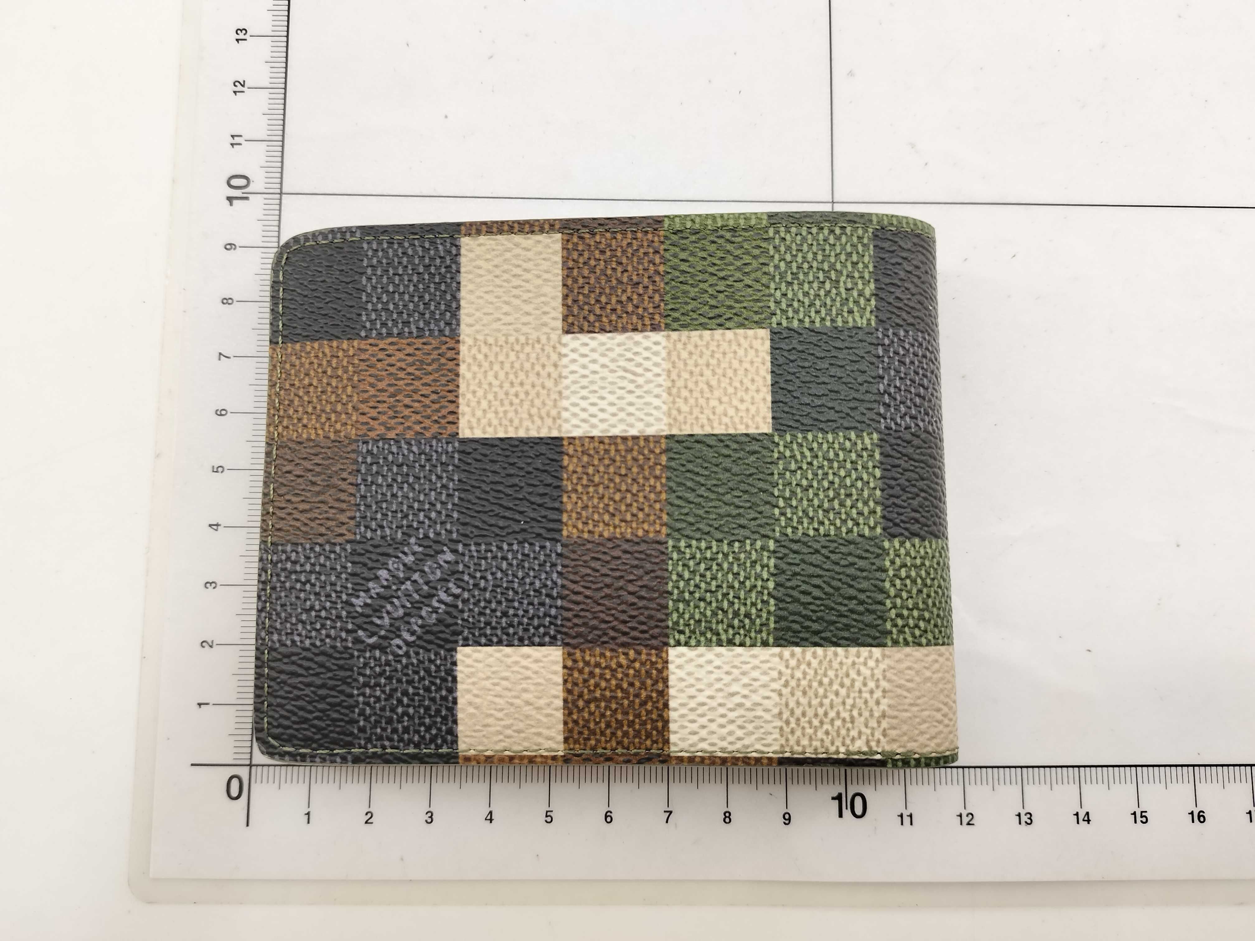 LV Damier Portefeuille Slender Studs M83166 FOID verification Billfold — view 2