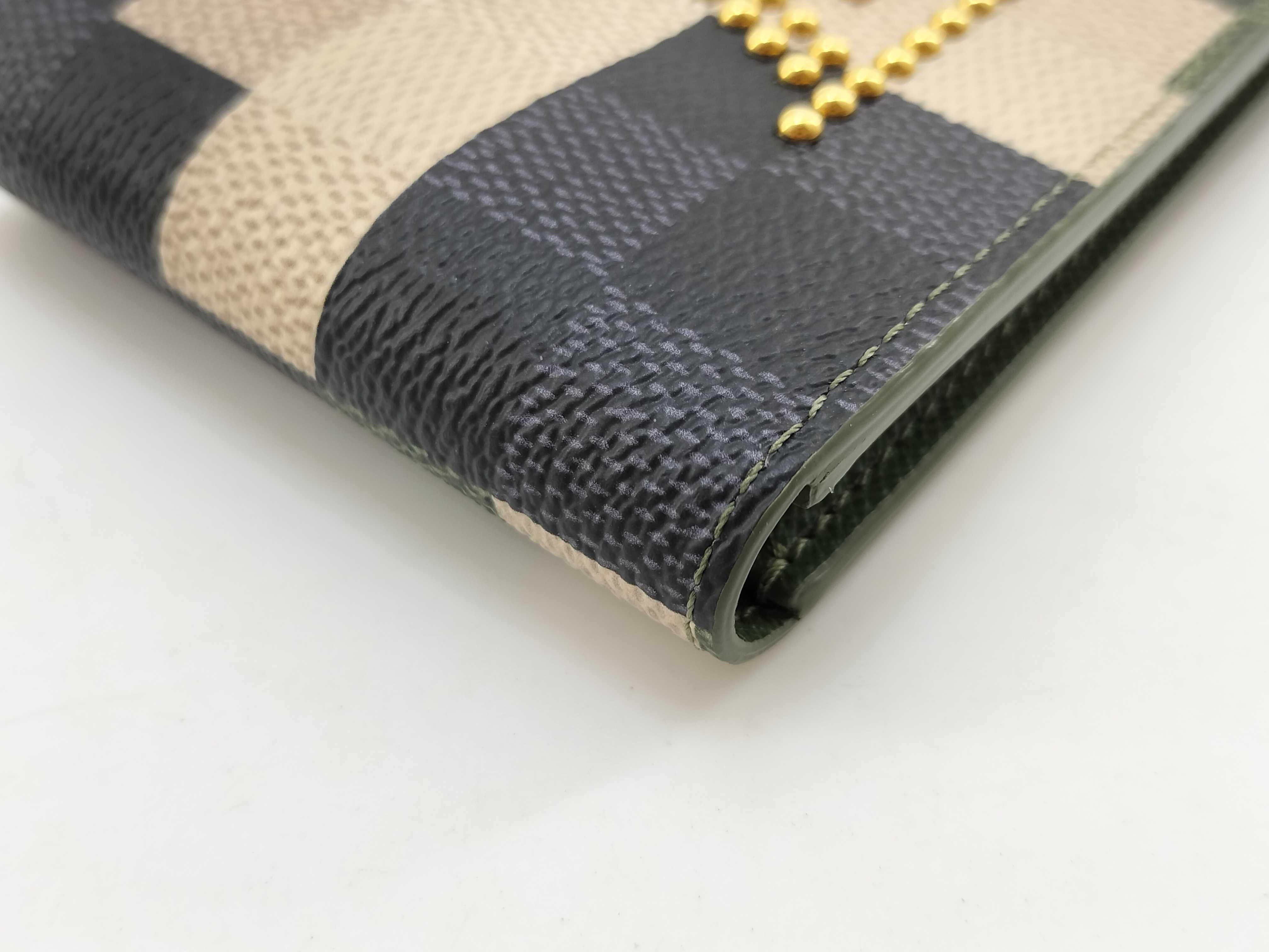 LV Damier Portefeuille Slender Studs M83166 FOID verification Billfold — view 4