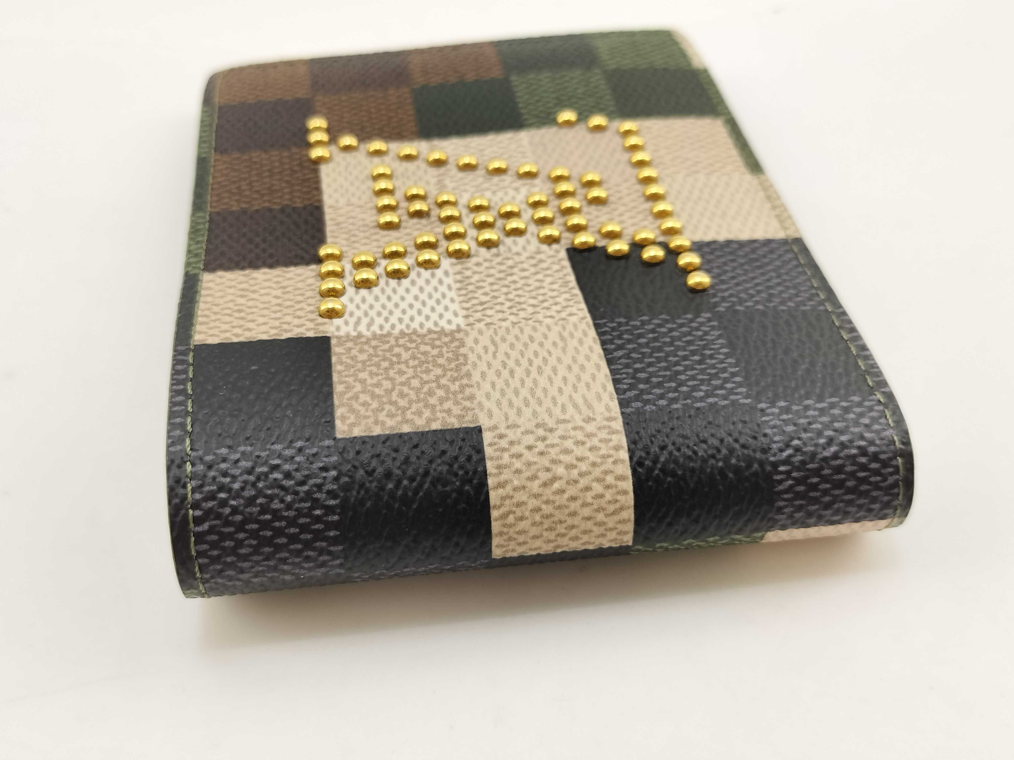 LV Damier Portefeuille Slender Studs M83166 FOID verification Billfold — view 5